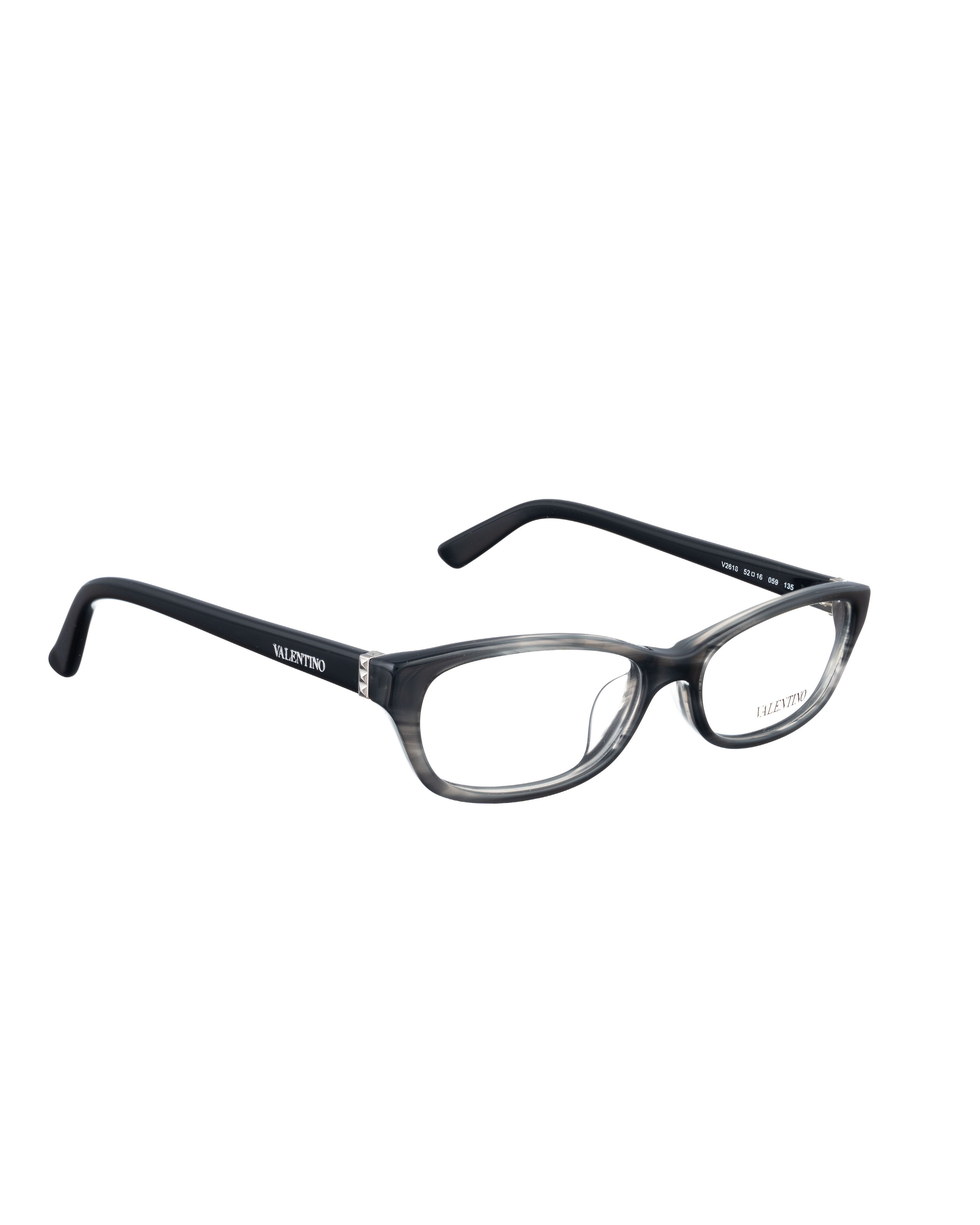 Valentino Valentino '00s Black Glasses with Grey Abstract Pattern Size ONE SIZE - 2 Thumbnail