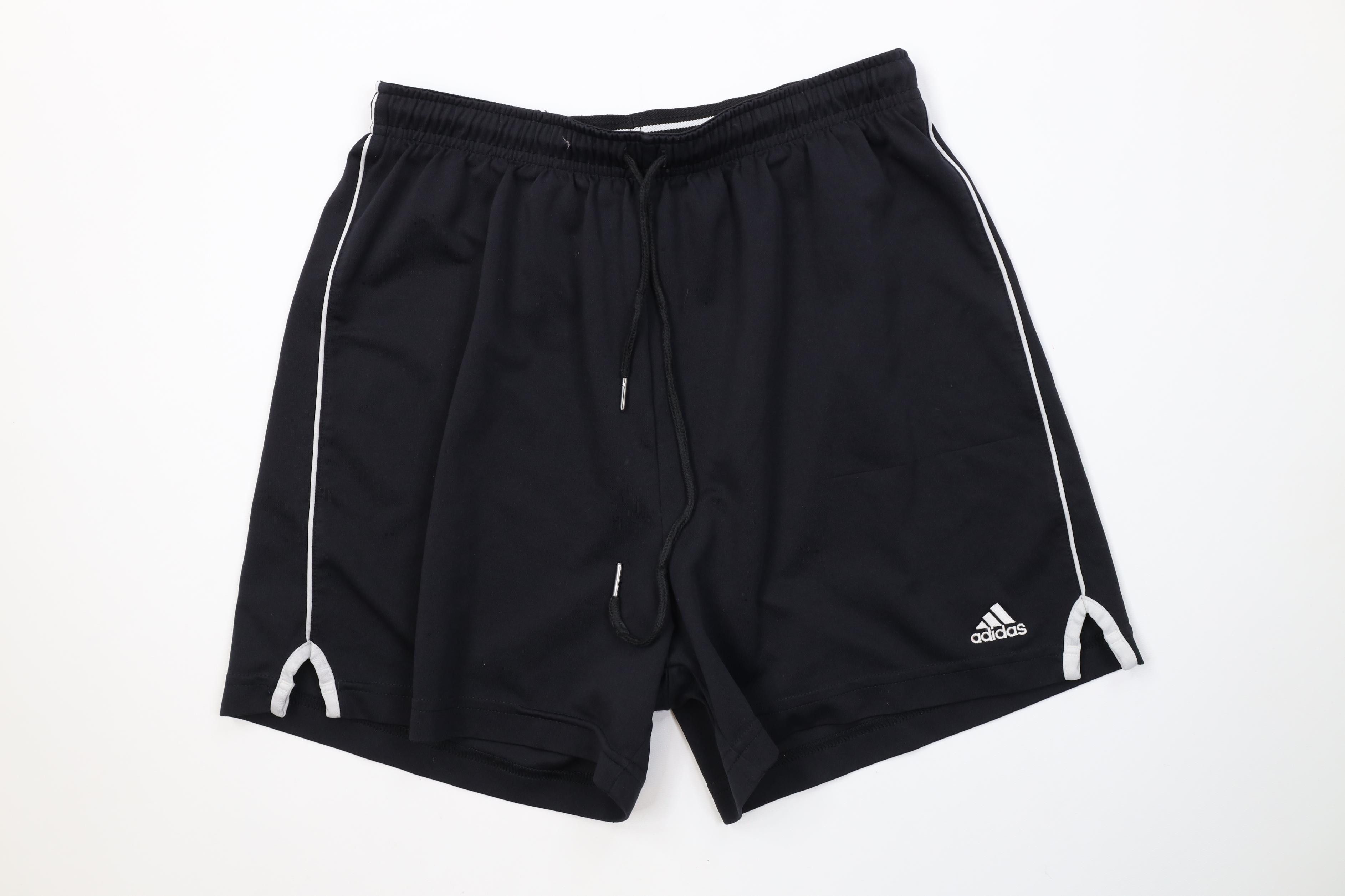 Adidas Vintage Y2K 2006 Adidas Running Jogging Soccer Shorts Black Size US 32 / EU 48 - 1 Thumbnail