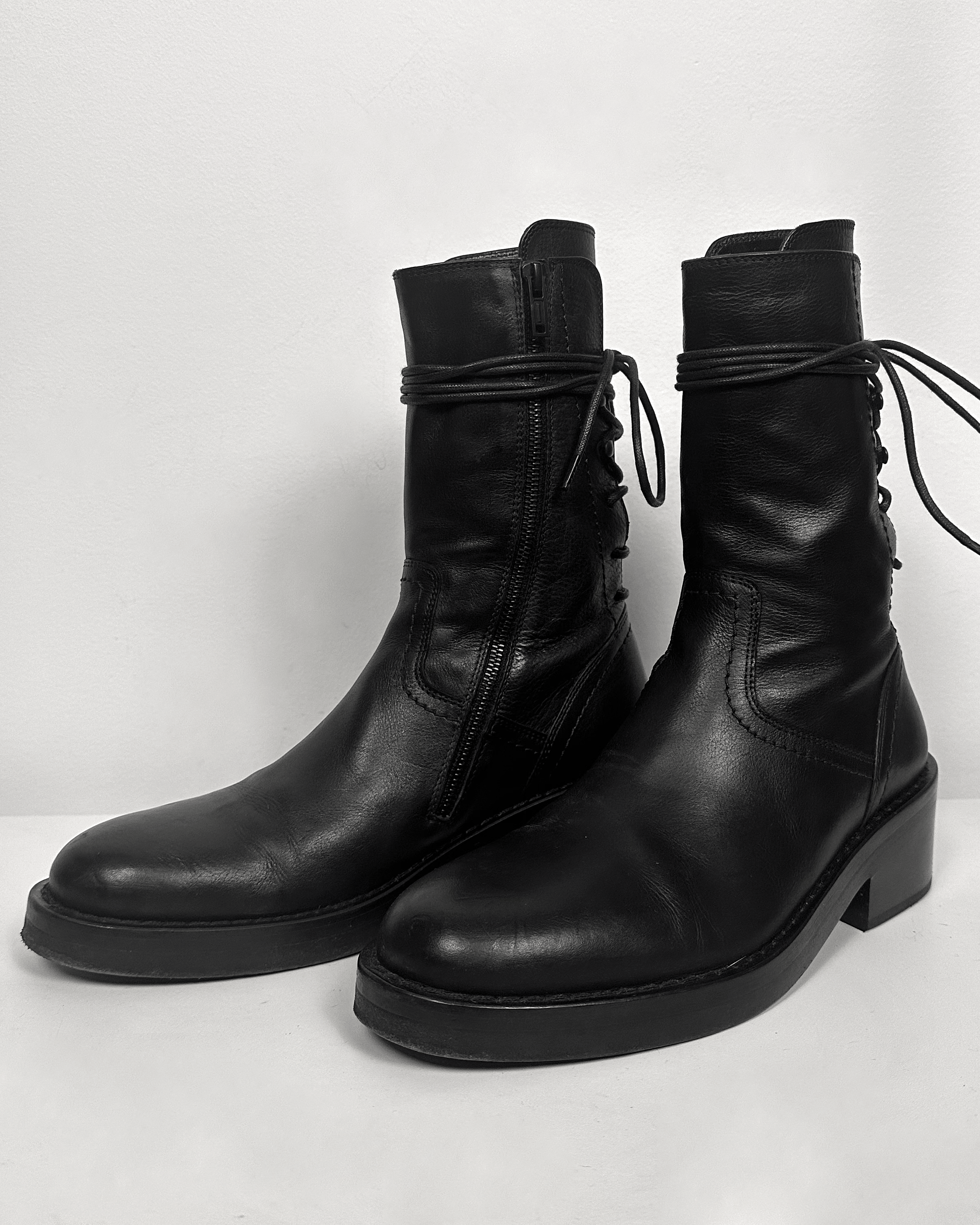Ann Demeulemeester Ann Demeulemeester Backlace Vitello Boots Size US 7.5 / EU 40-41 - 6 Thumbnail
