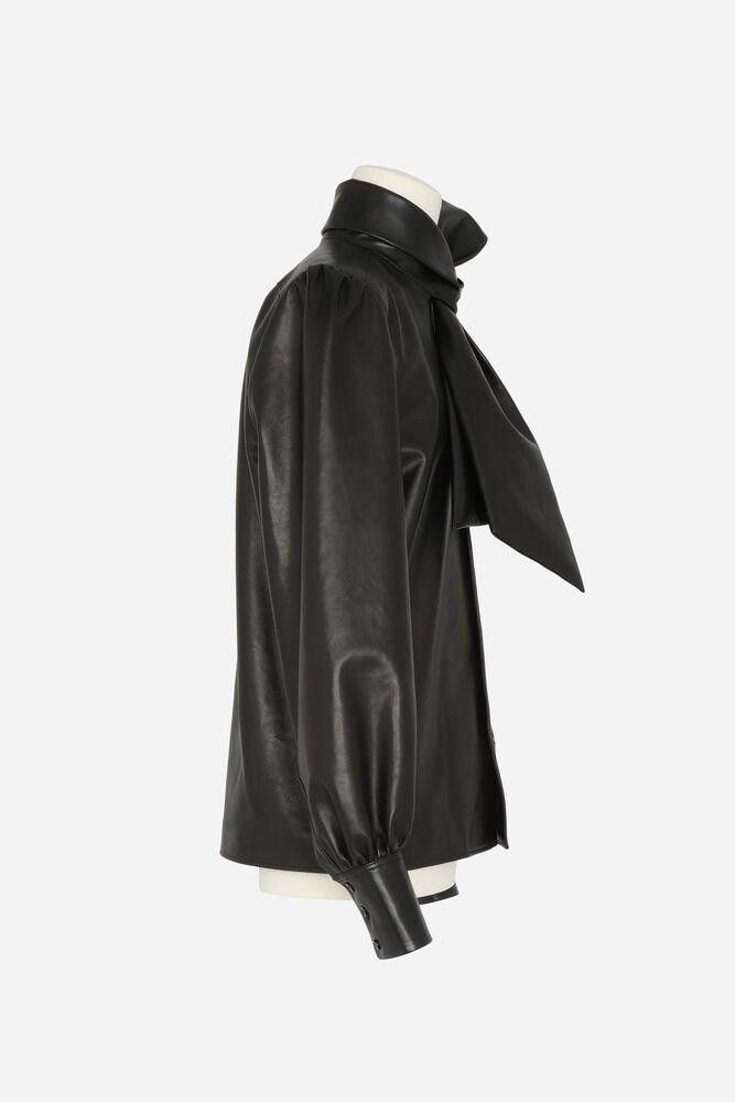 Saint Laurent Paris o1loc1c0225 Blouse in Black Size US S / EU 44-46 / 1 - 3 Thumbnail