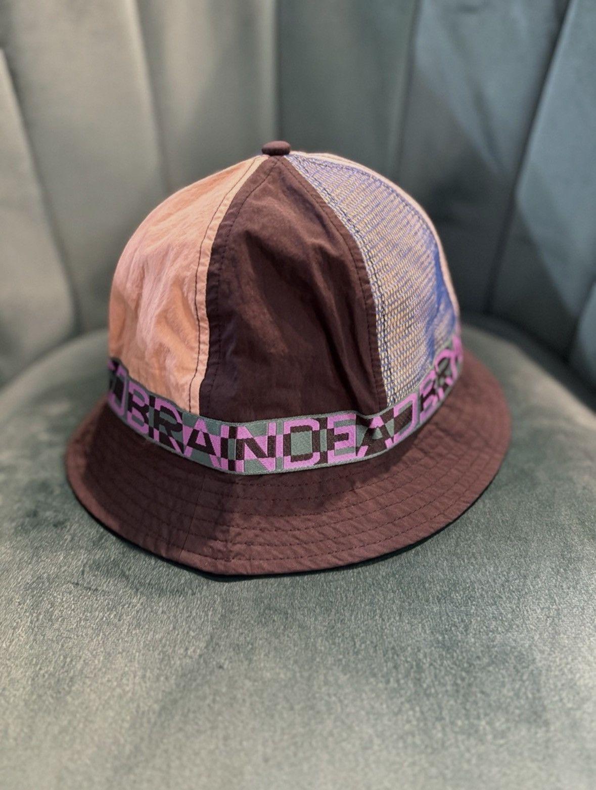 Brain Dead Brain Dead Nigel Color-block Bucket Hat Size ONE SIZE - 1 Thumbnail