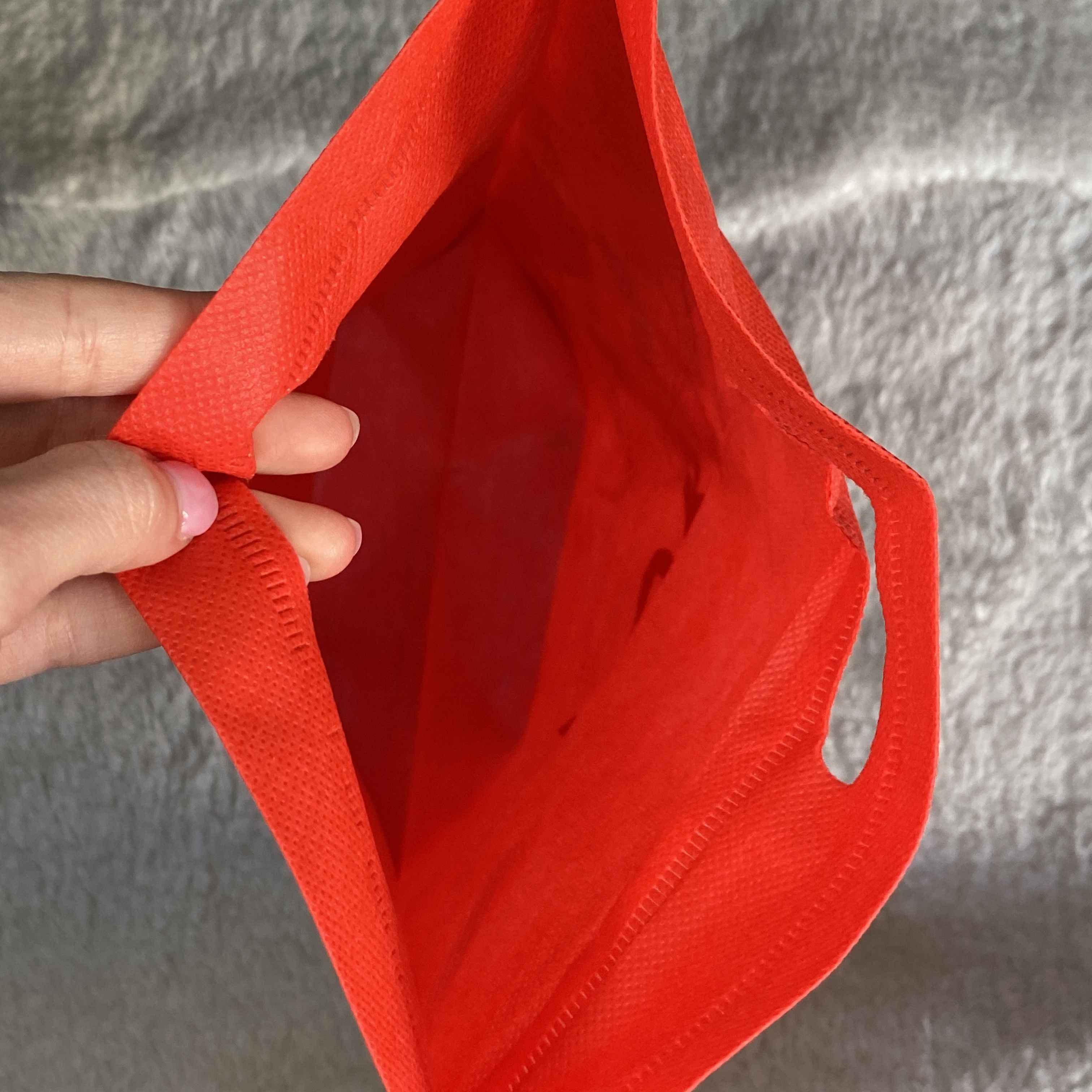 Other Poketo Red Reusable Shopping Tote Bag | Non-Woven Size ONE SIZE - 4 Thumbnail