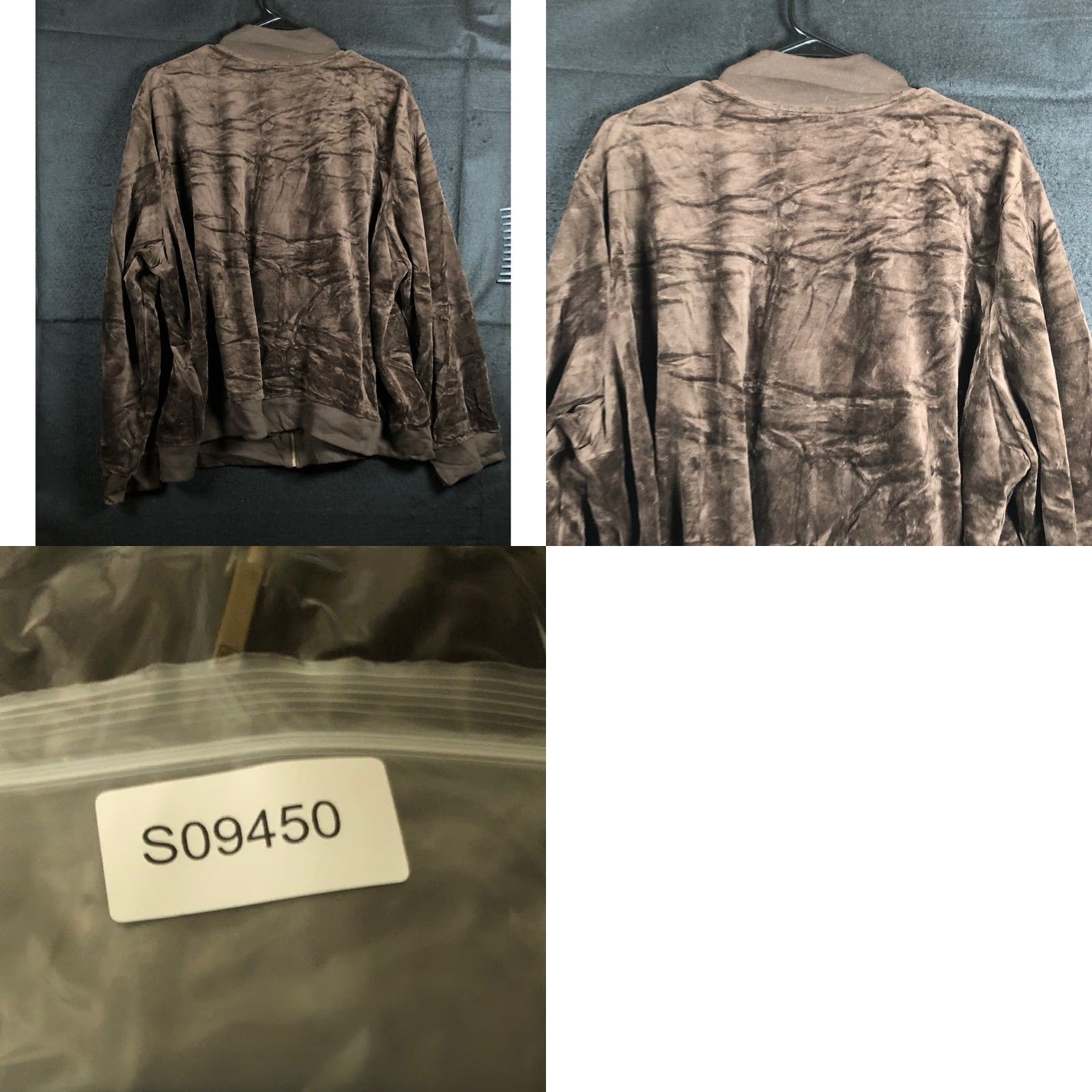 Ralph Lauren Ralph Lauren Womens Sweater Brown Velvet Full Zip Pockets Large Size L / US 10 / IT 46 - 8 Thumbnail