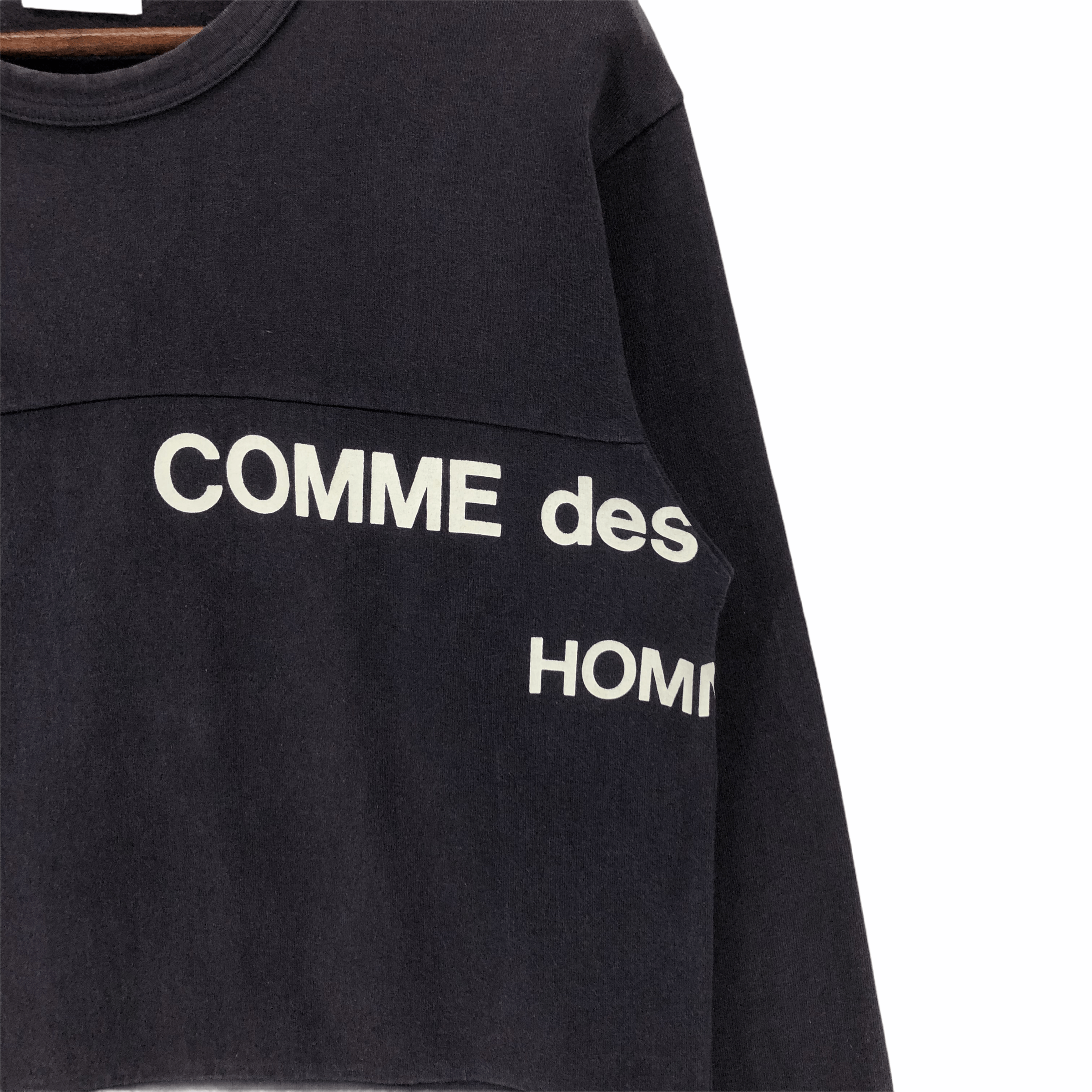 Comme des Garcons Homme Comme des Garcons Homme Black Long Sleeve T-shirt Size US S / EU 44-46 / 1 - 3 Thumbnail