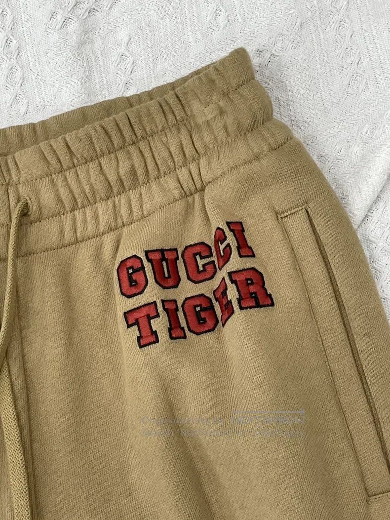 Gucci Gucci SizeS Brown letter logo casual pants Size 25" / US 0 / IT 36 - 2 Thumbnail