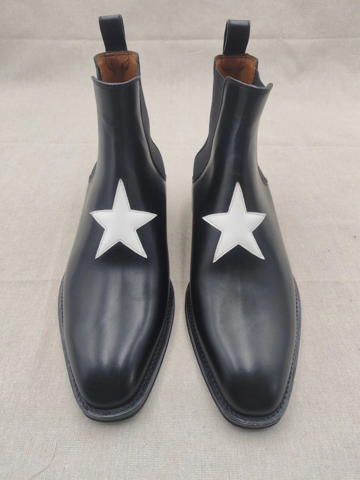 Givenchy Givenchy Men's Classic 5-star All Leather Chelsea Boots Size US 8.5 / IT 38.5 - 3 Thumbnail