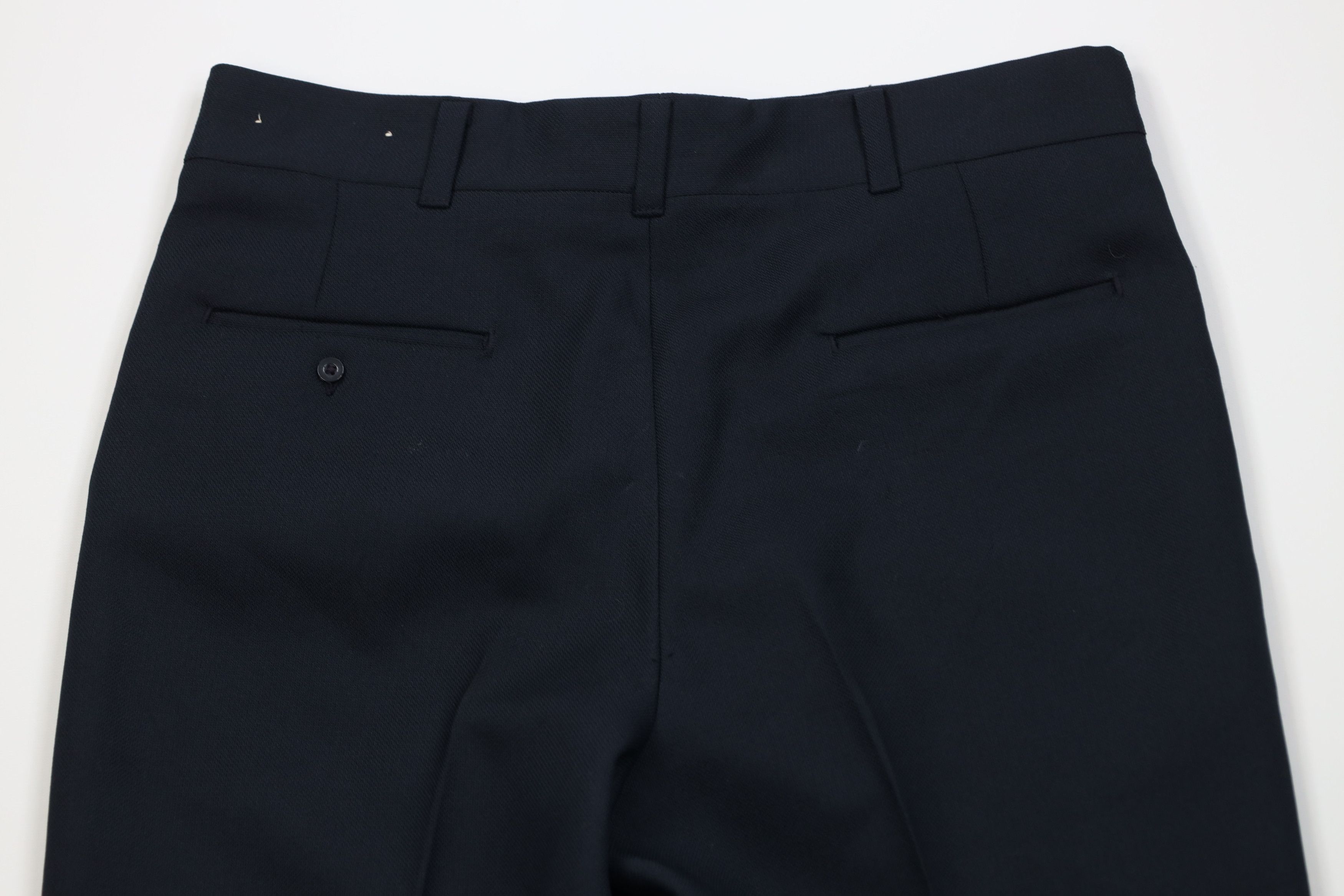 Vintage Vintage 70s Streetwear Wide Leg Chino Pants Navy Blue USA Size US 36 / EU 52 - 9 Thumbnail