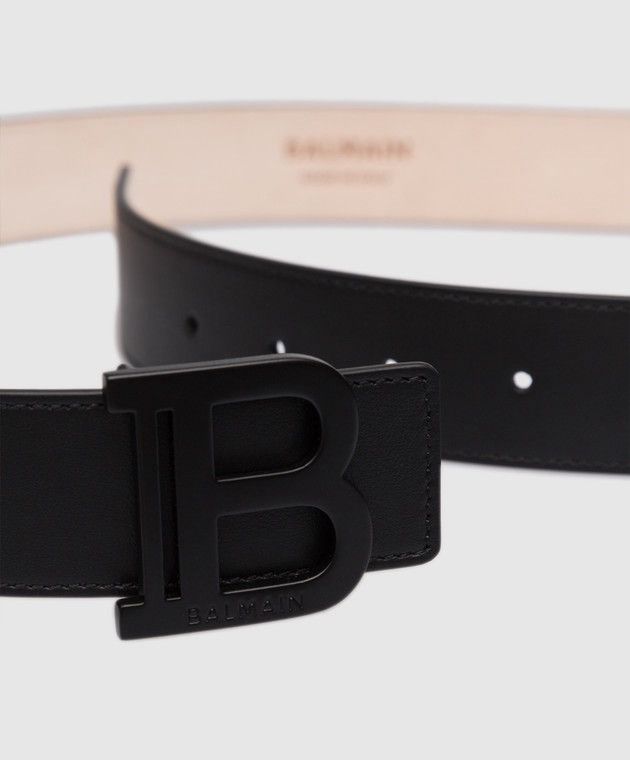 Balmain BALMAIN “B” Logo Belts in Black o1g2r1mq0424 Size: 110 Size ONE SIZE - 3 Thumbnail