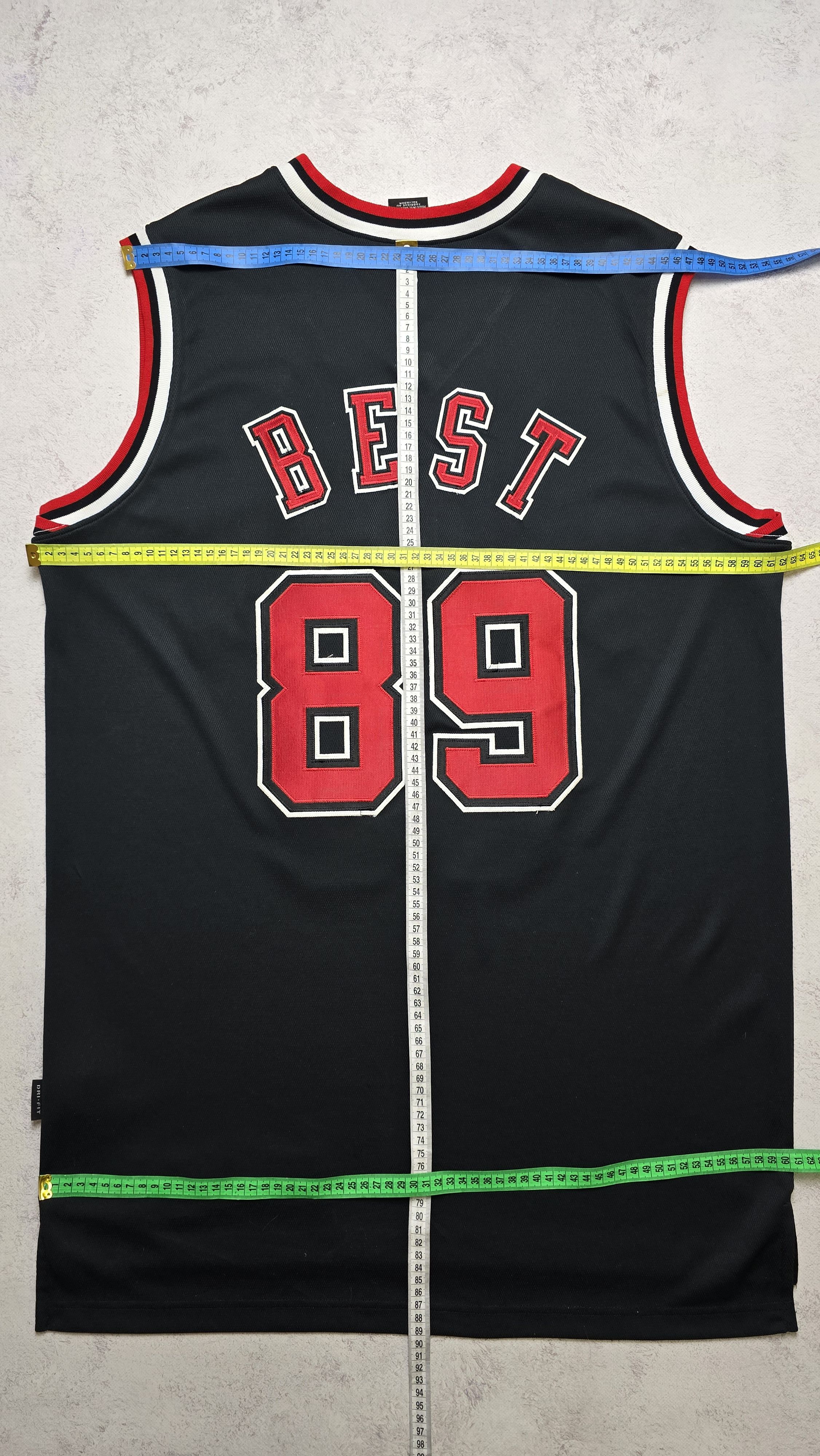 Nike Vintage Nike Chicago 89 Custom Basketball Jersey Size US XL / EU 56 / 4 - 3 Thumbnail