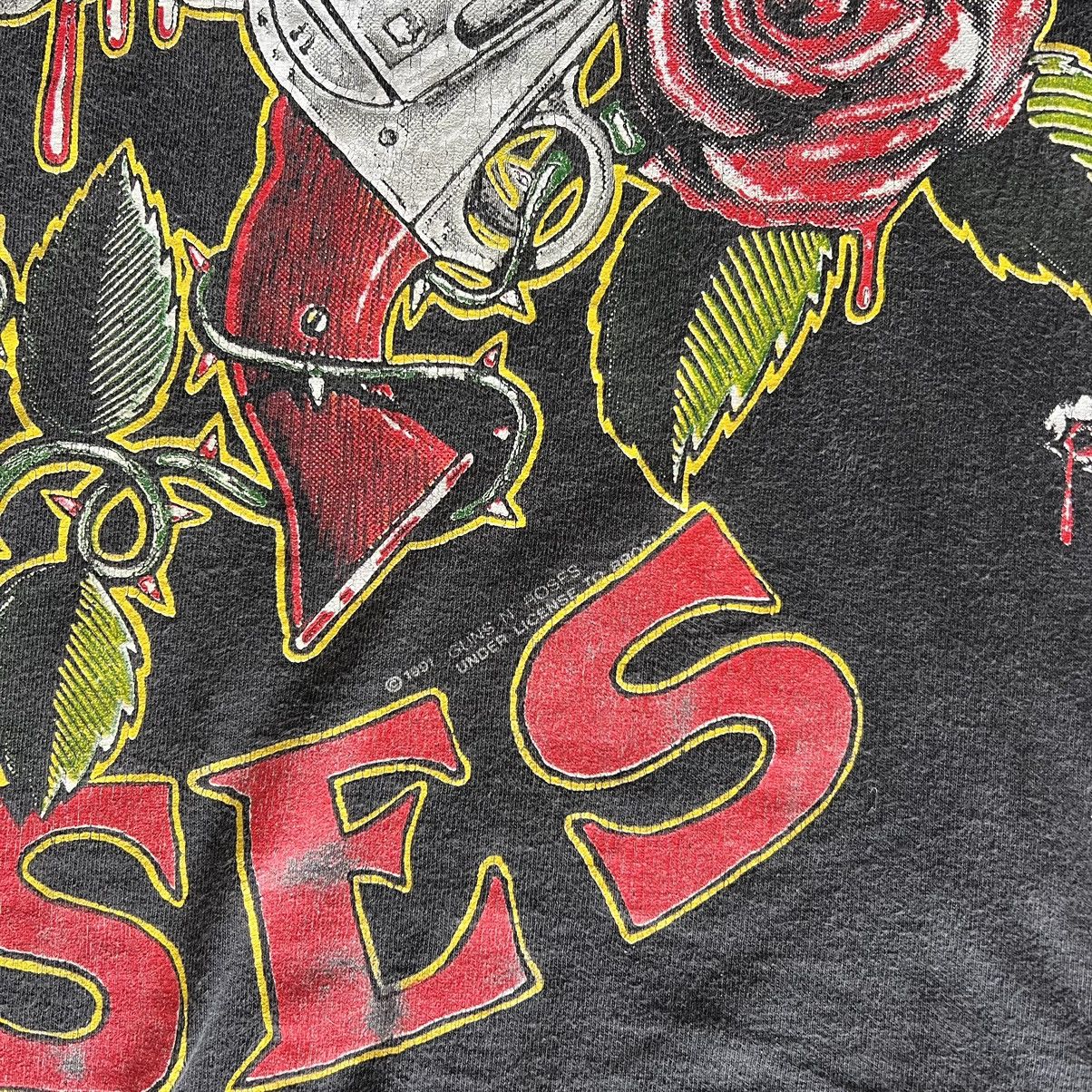 Band Tees × Brockum × Vintage Vintage 1991 Guns N Roses AOP Shirt Rock Band 90s brockum Size US XL / EU 56 / 4 - 5 Thumbnail