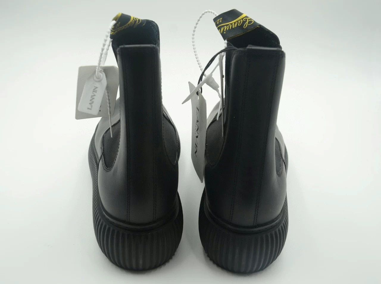 Lanvin Lanvin Arpege Black Biscuit Sole Chelsea Boots Size US 11 / IT 41 - 4 Thumbnail