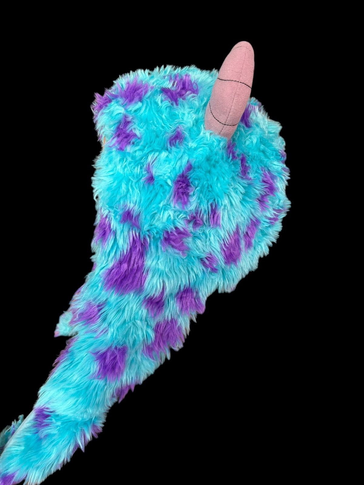 Japanese Brand × Kapital × Vintage Very Rare Monsters Inc Fur Fluffy Beanie Scarf Hats Size ONE SIZE - 8 Thumbnail