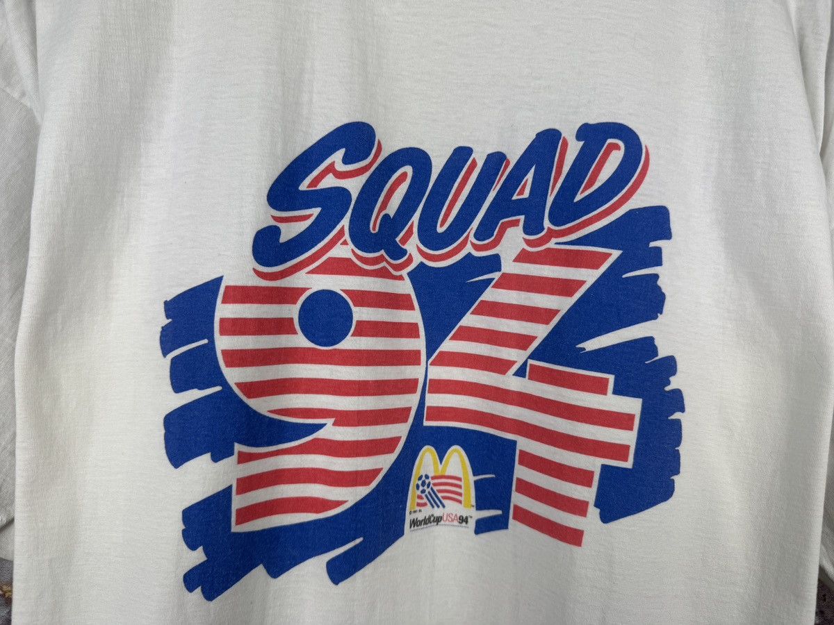 Vintage Vintage Squad 94 Graphic T-Shirt – White Oversized Fit Size US XL / EU 56 / 4 - 6 Thumbnail
