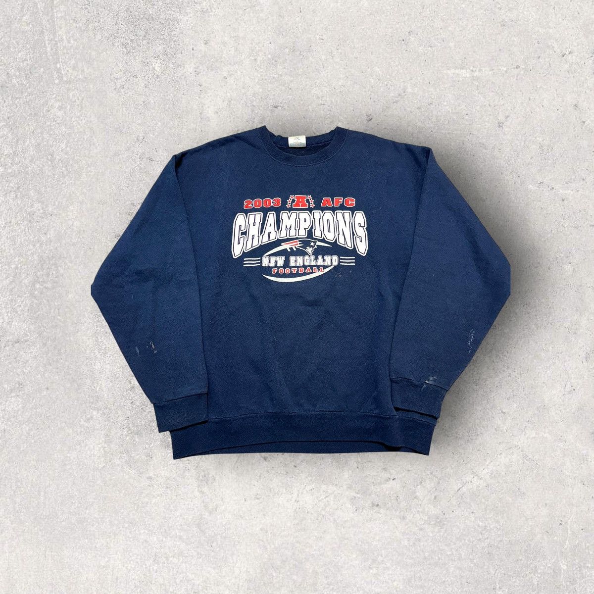 Jerzees × NFL × Vintage Vintage New England Patriots 2003 AFC Champions sweatshirt Size US L / EU 52-54 / 3 - 1 Thumbnail