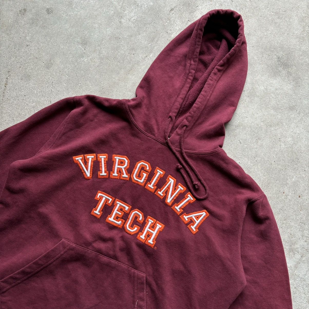 Other vintage Y2K VIRGINIA TECH UNIVERSITY College Spellout hoodie Size US M / EU 48-50 / 2 - 7 Thumbnail