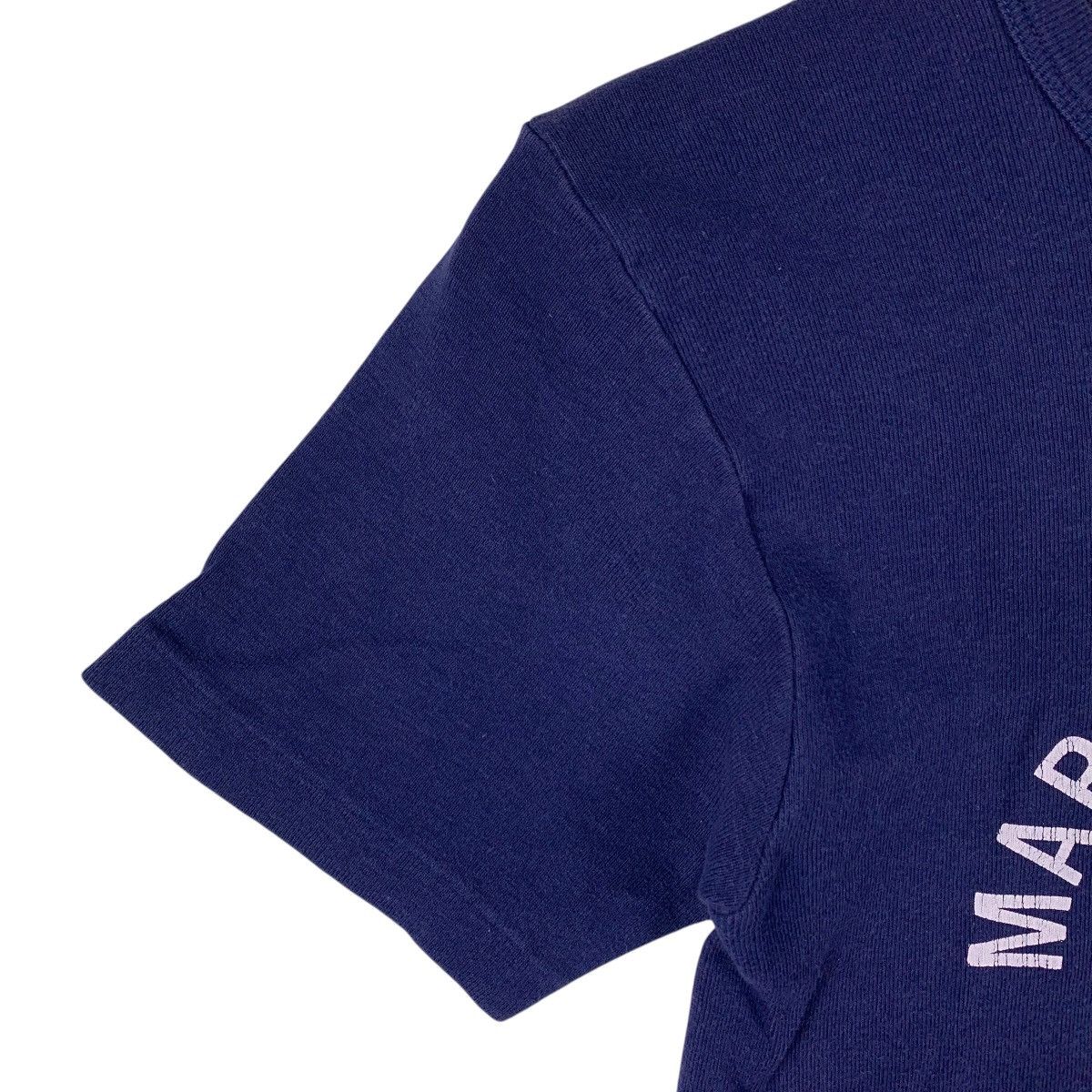 Other Vintage Marine Nationale France Navy Blue Graphic Tee Size US XXS / EU 40 - 6 Thumbnail