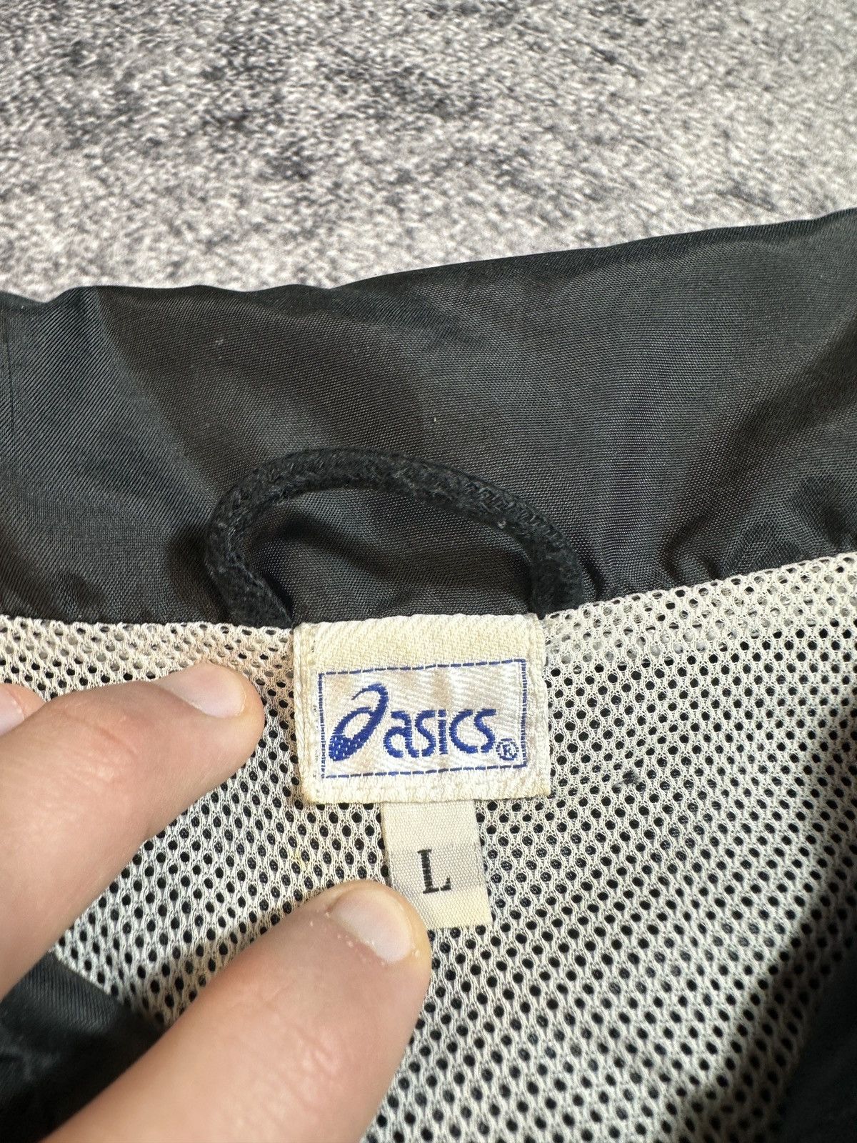 Asics Y2K Vintage Asics Logo Jacket Avant Garde Streetwear L Rare Size US L / EU 52-54 / 3 - 7 Thumbnail