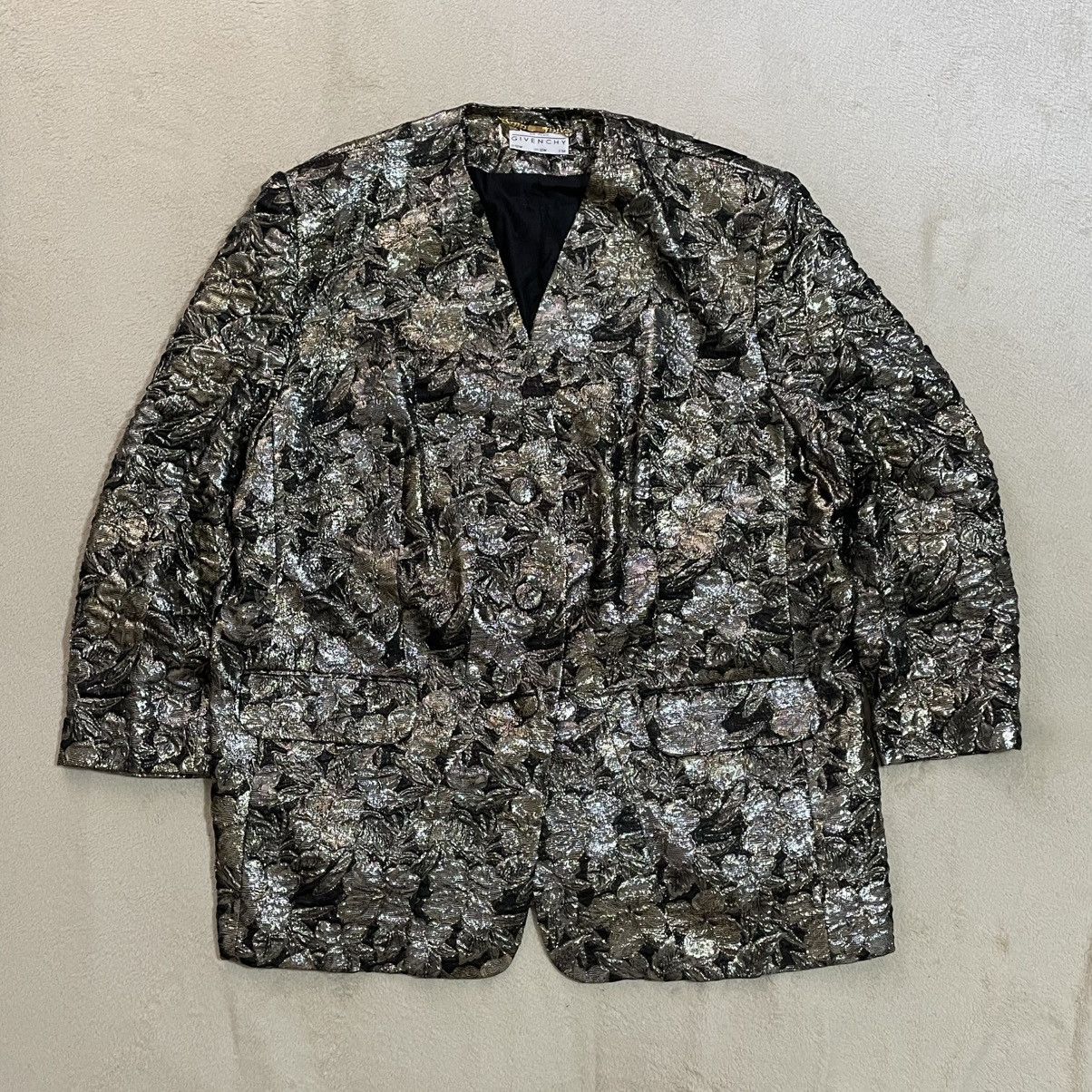 Givenchy × Vintage Givenchy En Plus Vintage Blazer Luxury Archive Very Rare Size XL / US 12-14 / IT 48-50 - 1 Thumbnail