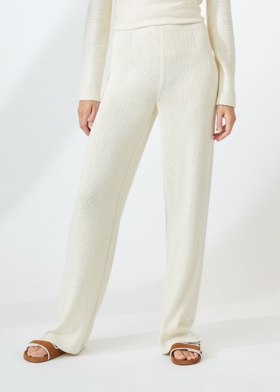 Loro Piana o1srvl11e0424 Trouser in White Size 32" / US 10 / IT 46 - 2 Thumbnail