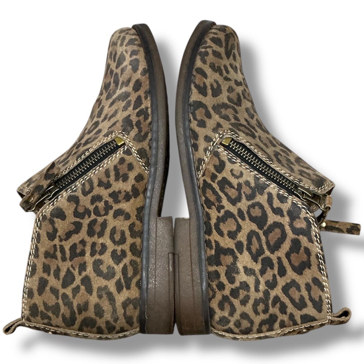 Hush Puppies Hush Puppies Mazin Cayto Cheetah Print Zip Up Ankle Booties Size US 8 / IT 38 - 7 Thumbnail