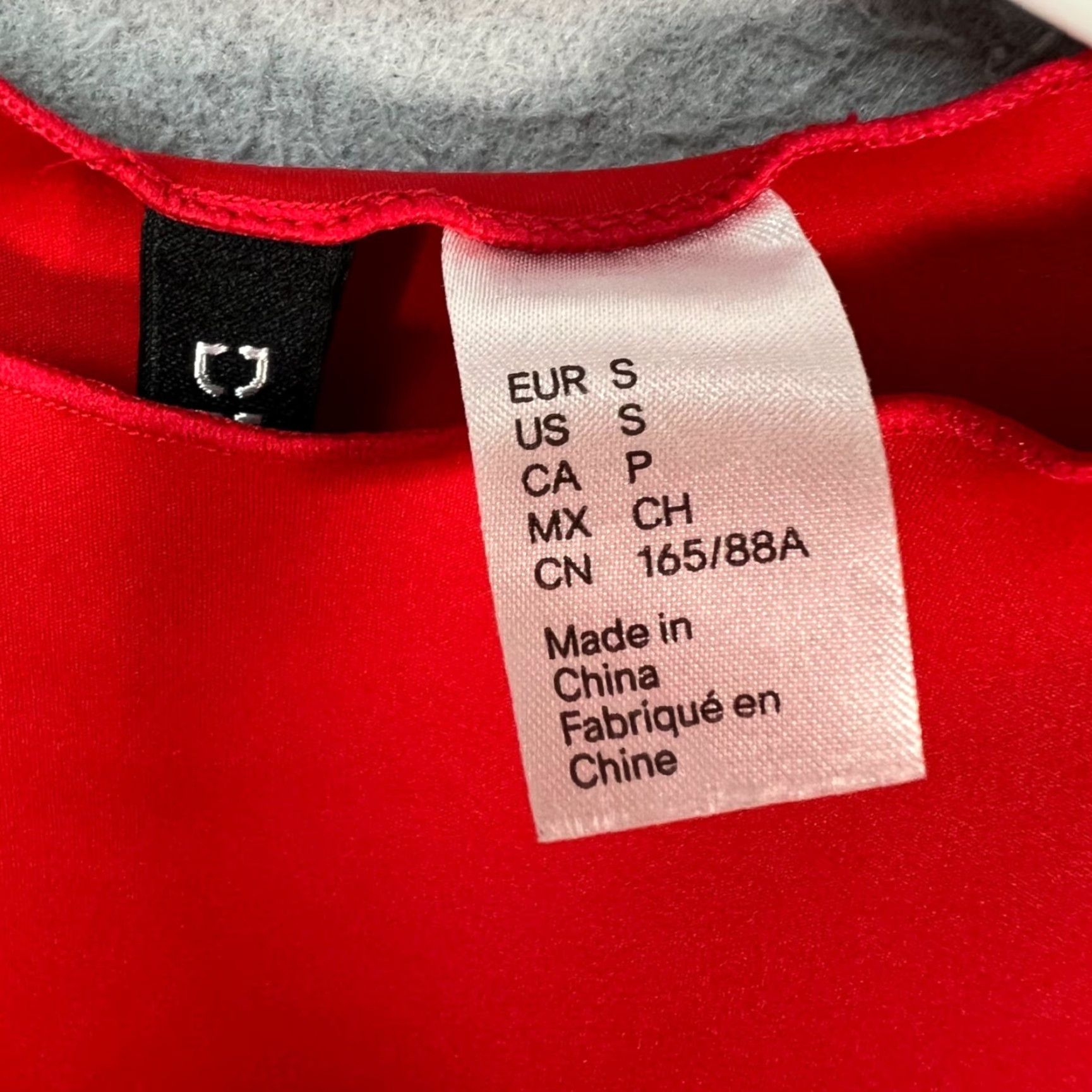 H&M H&M Womens Size Small Red Sleeveless Bodycon Mini Dress Size S / US 4 / IT 40 - 4 Thumbnail
