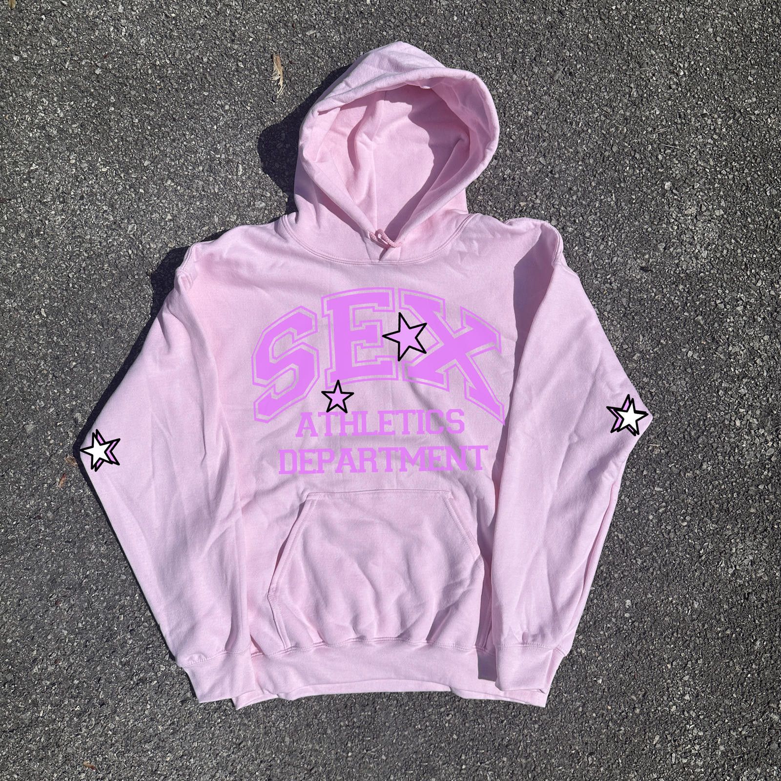 image of Sex Athletics Hoodie Pink / Pink M, Men's (Size Medium)