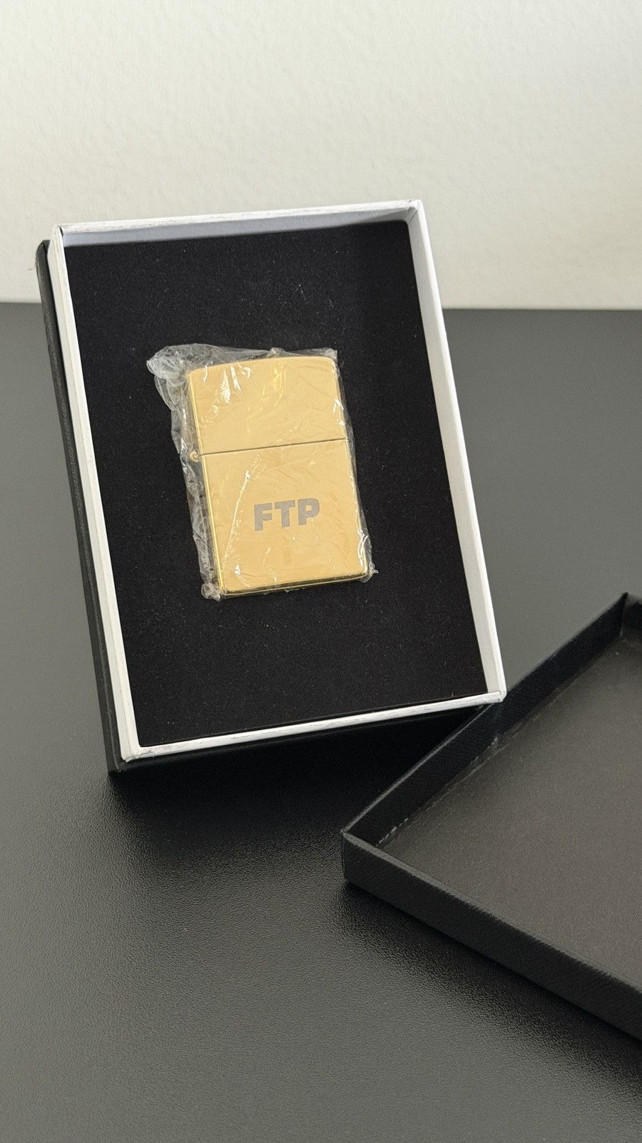 Fuck The Population FTP 10 Year Gold Logo Flip Lighter Size ONE SIZE - 1 Thumbnail
