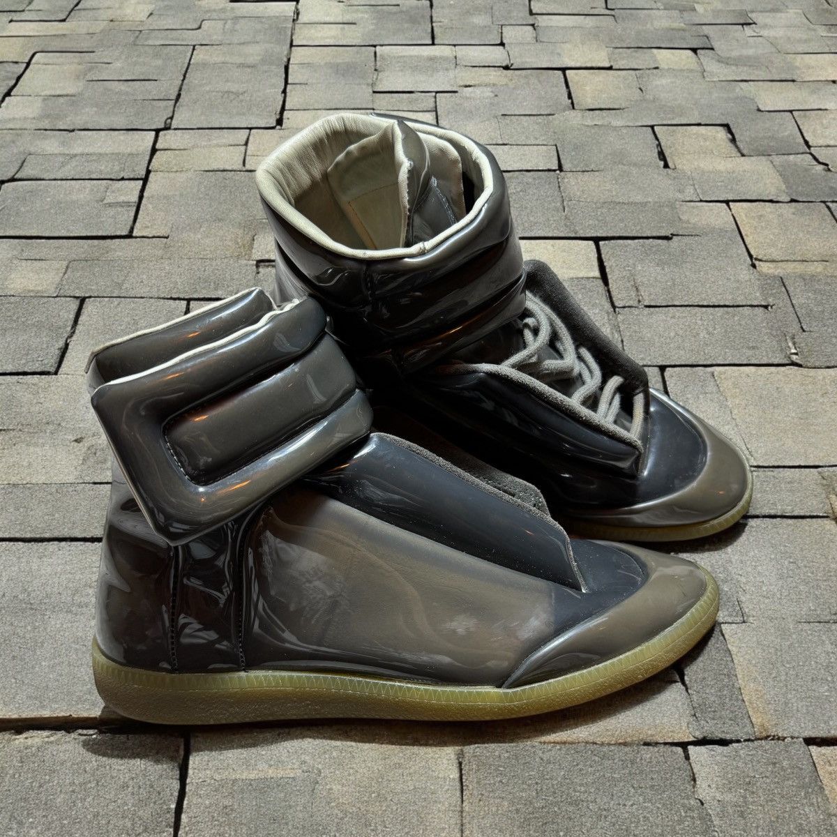 Maison Margiela Maison Margiela Hi Top Plastic Futures Grailed