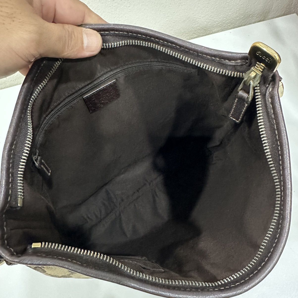 Gucci ‼️LASTDROP‼️GUCCI ABBEY CROSSBODY BAG D RING MONOGRAM CANVAS 7 Size ONE SIZE - 13 Thumbnail