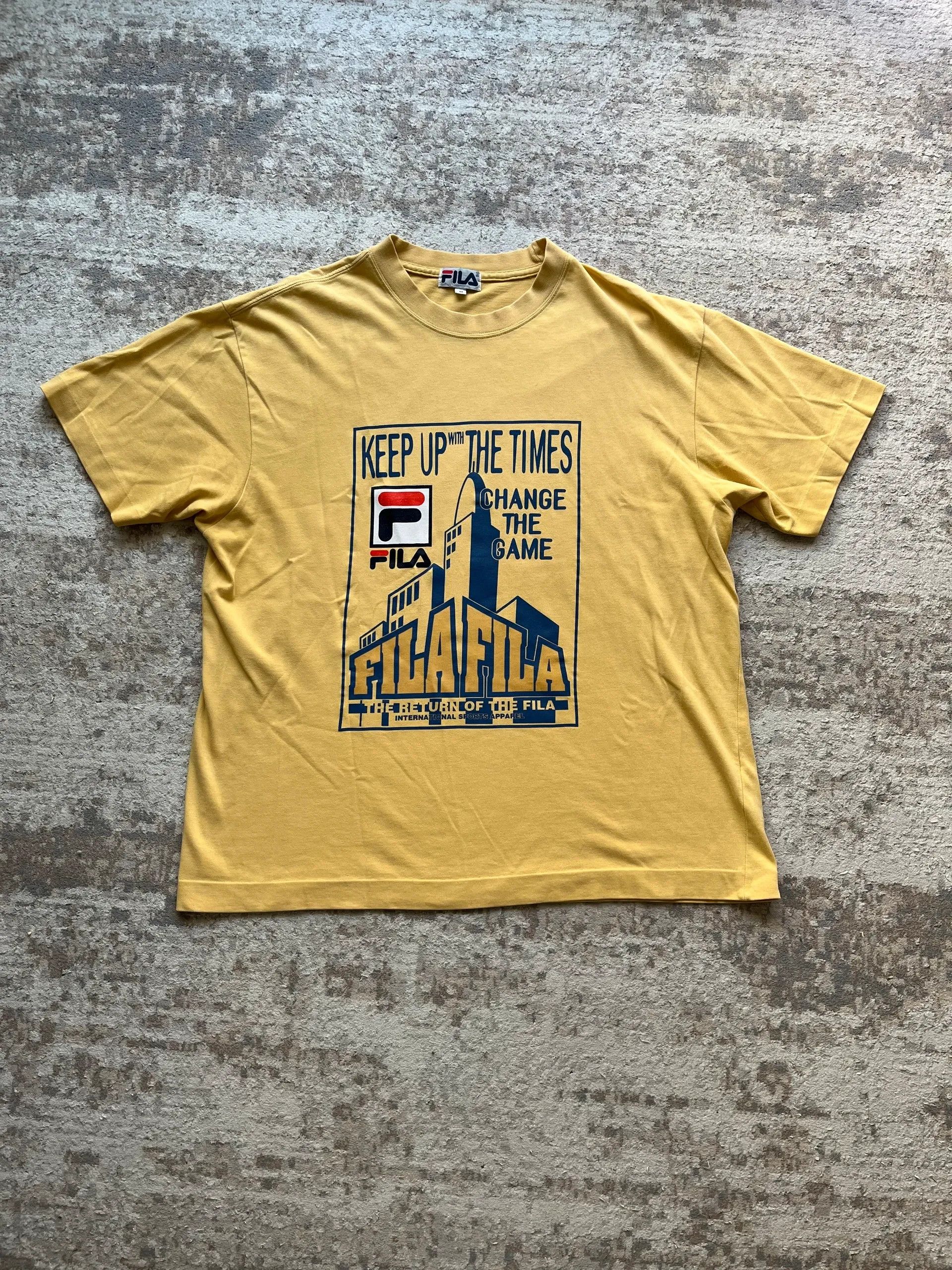 Fila OG Fila Vintage 1995 Keep Up The Times Sz M Size US M / EU 48-50 / 2 - 1 Thumbnail