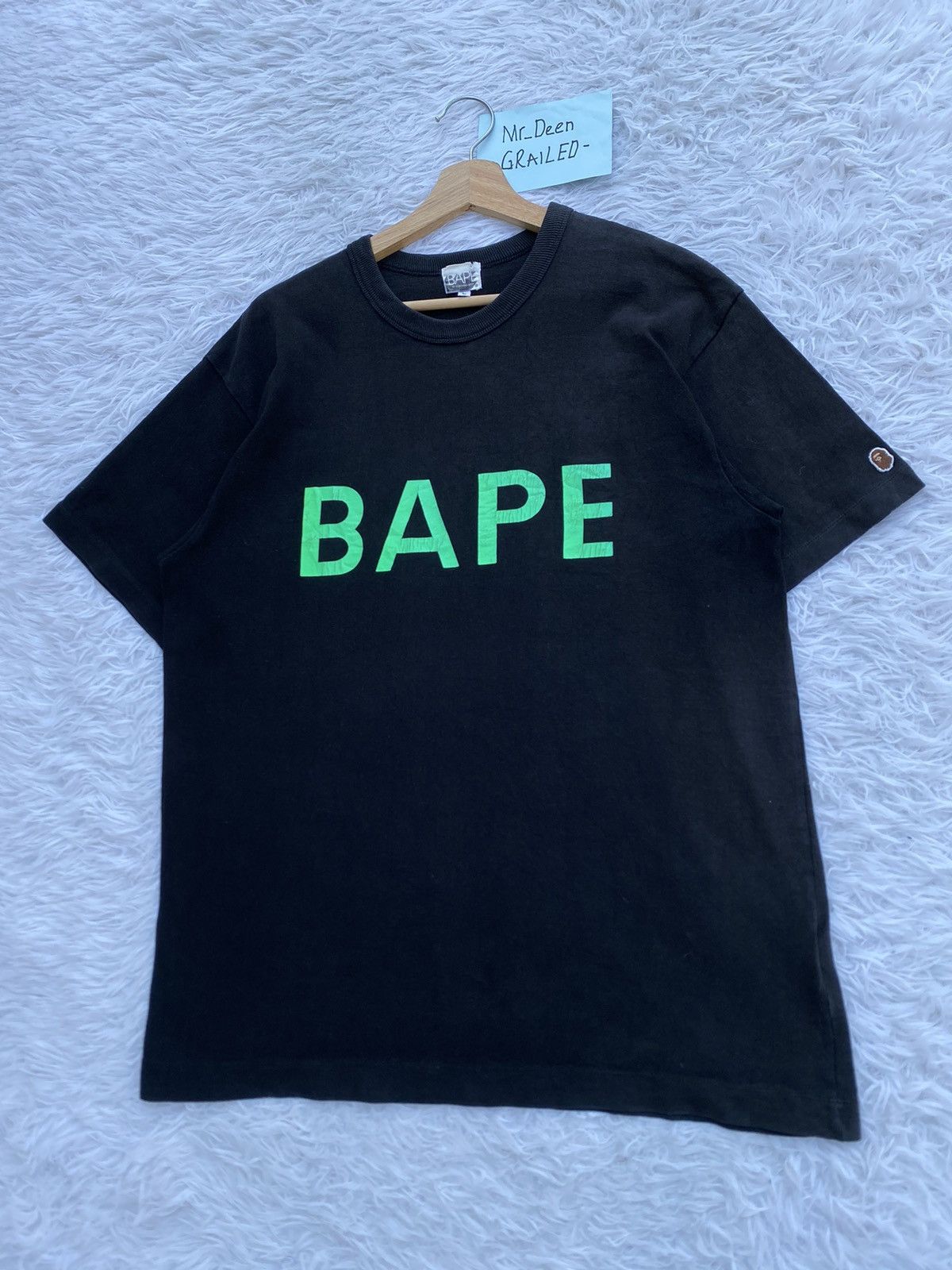 Bape Rare BAPE Spellout Tshirt Size US L / EU 52-54 / 3 - 3 Thumbnail