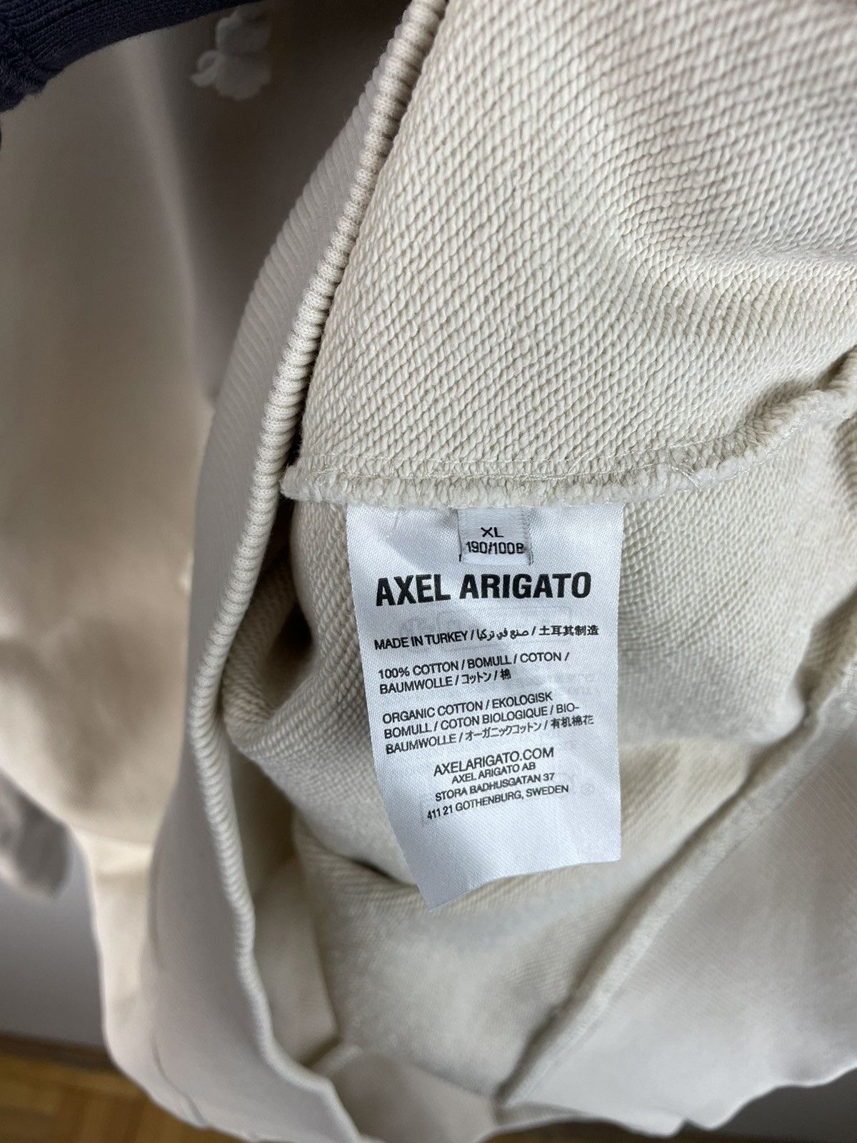 Axel Arigato rare big logo hoodie pink size XL