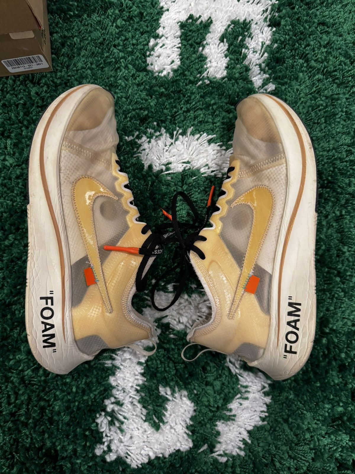 Nike × Off-White Nike Off-White Zoom Fly Size US 12 / EU 45 - 4 Thumbnail