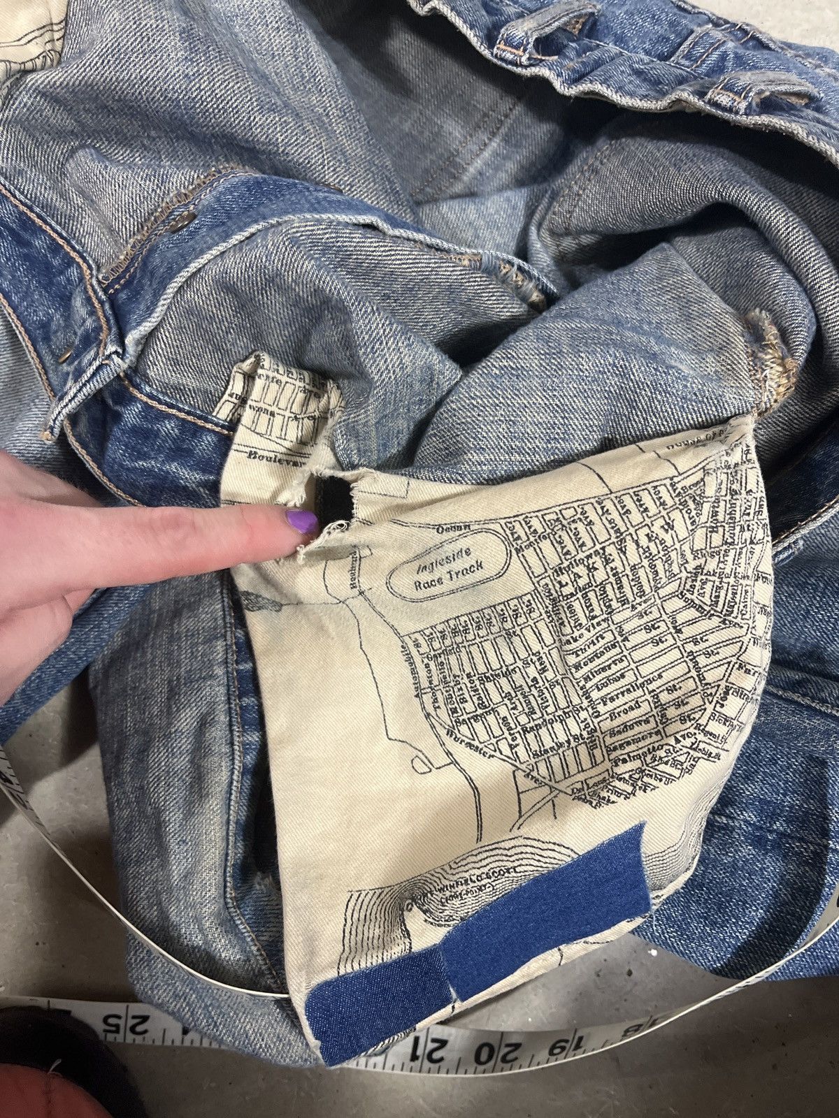 Taylor Stitch Taylor Stitch Slim Fit Selvedge Jeans Faded Blue 35x34 Size US 35 - 11 Thumbnail