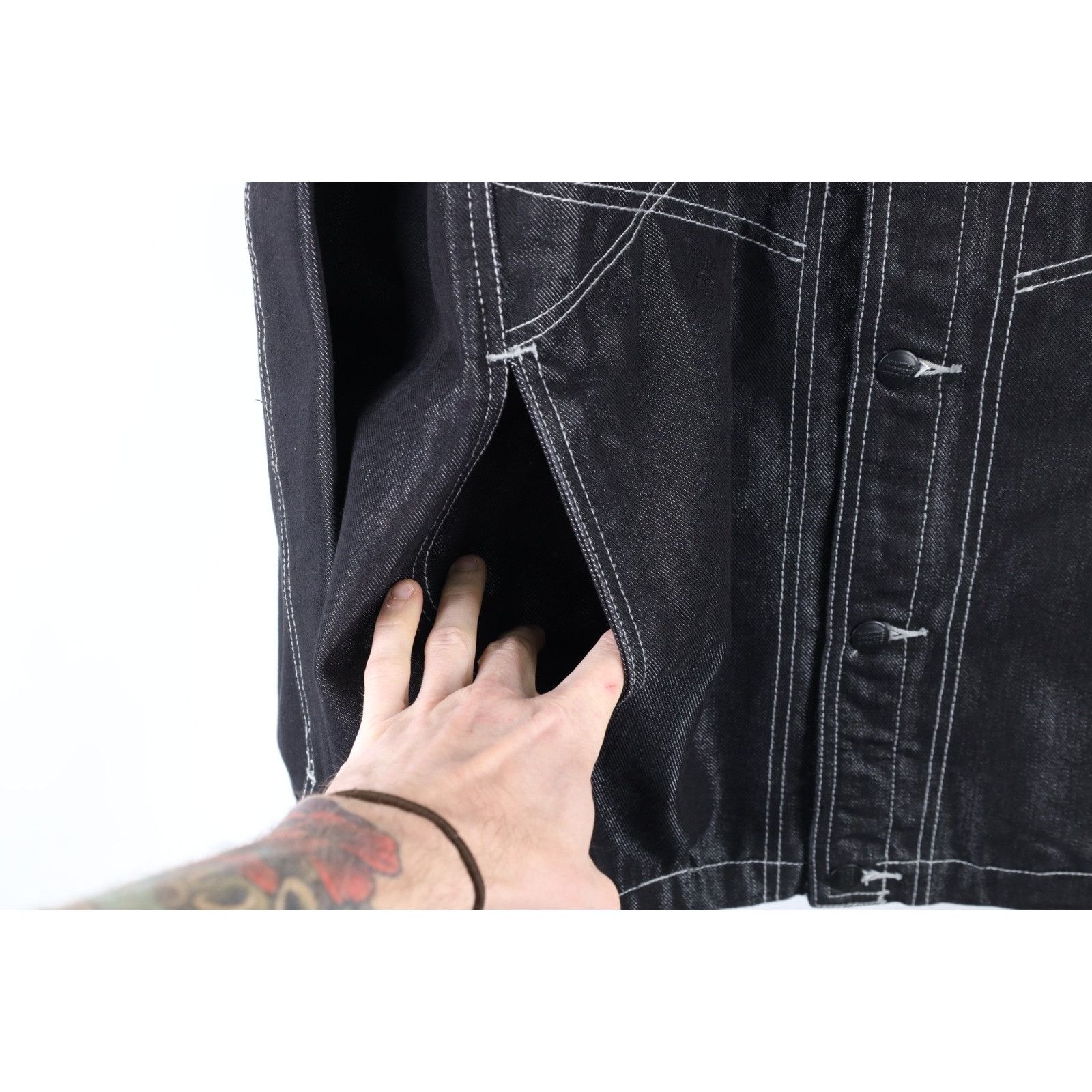 Marithe + Francois Girbaud × Vintage NOS Vintage 90s Marithe Francois Girbaud Denim Jacket Size US XL / EU 56 / 4 - 8 Thumbnail