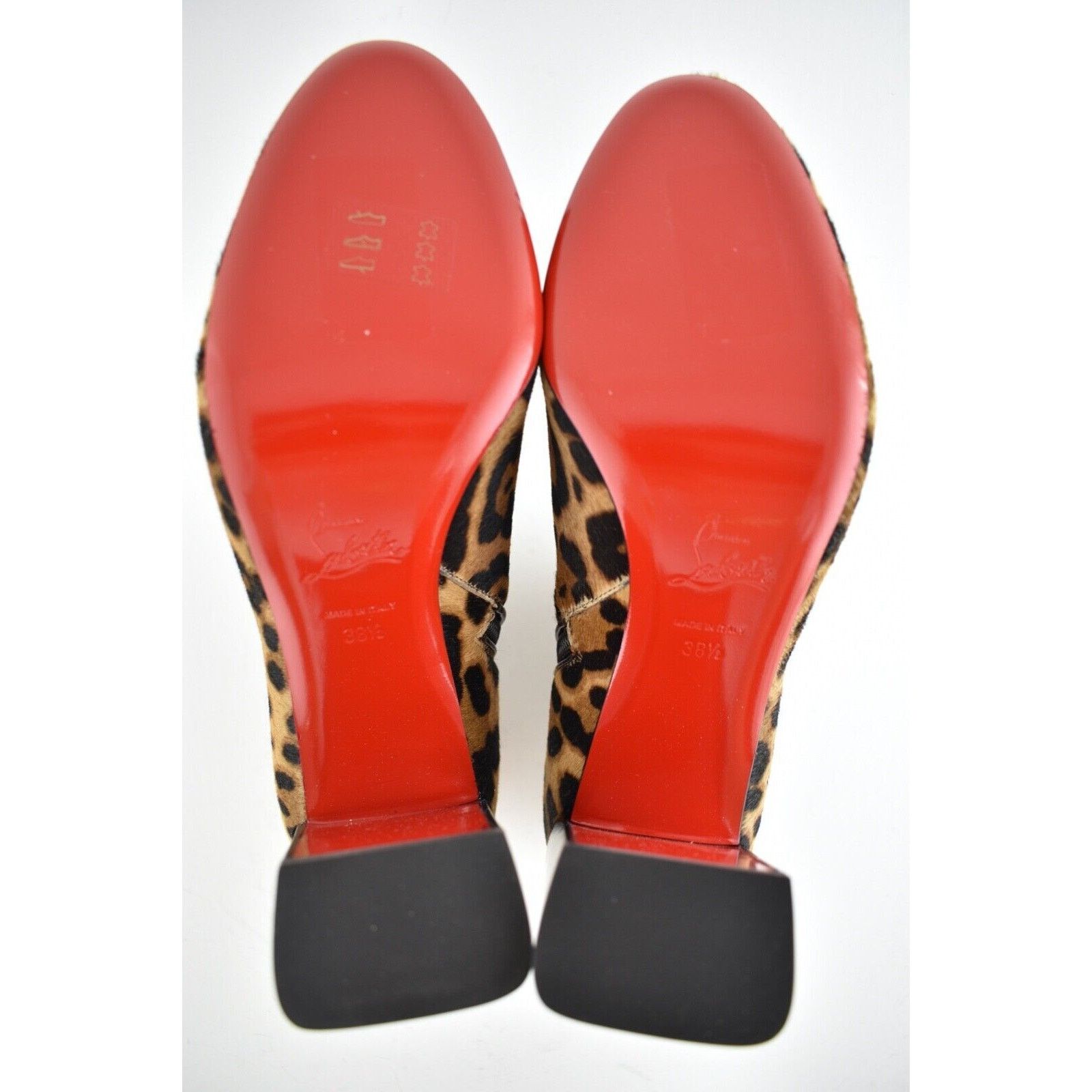Christian Louboutin Christian Louboutin Castarika 85 Pony Leopard Black Ankle Size US 8.5 / IT 38.5 - 11 Thumbnail