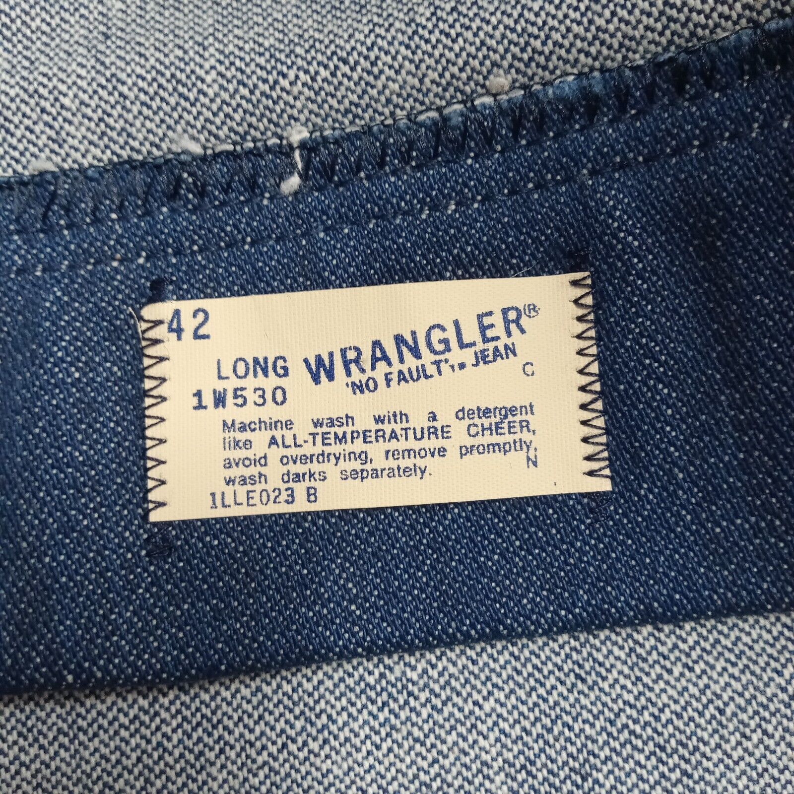 Wrangler Vintage Wrangler No Fault Jeans Men's Size 42x33 Blue Cotton Size US 42 / EU 58 - 6 Thumbnail