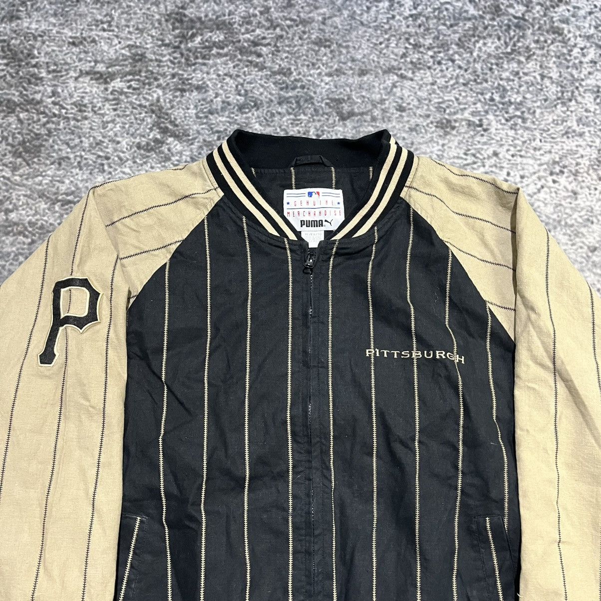 Puma Vintage Pittsburgh Pirates MLB Puma Varsity Bomber Jacket XL Size US XL / EU 56 / 4 - 4 Thumbnail
