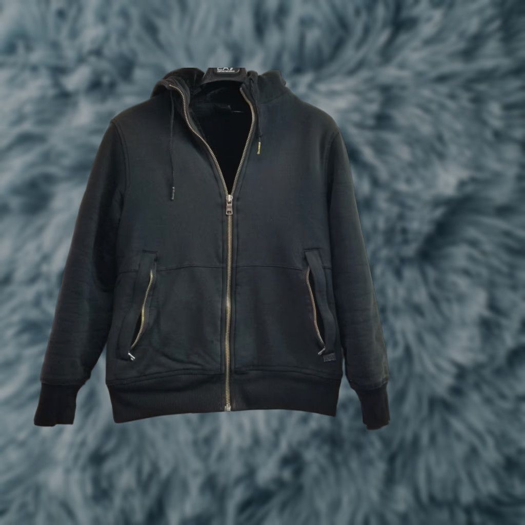 Armani Exchange Armani Exchange XS Black Long Sleeve Full Zip Hooded Jacket Distressed Unisex Shirt Jacket Mens Womens Size US XS / EU 42 / 0 - 1 Thumbnail
