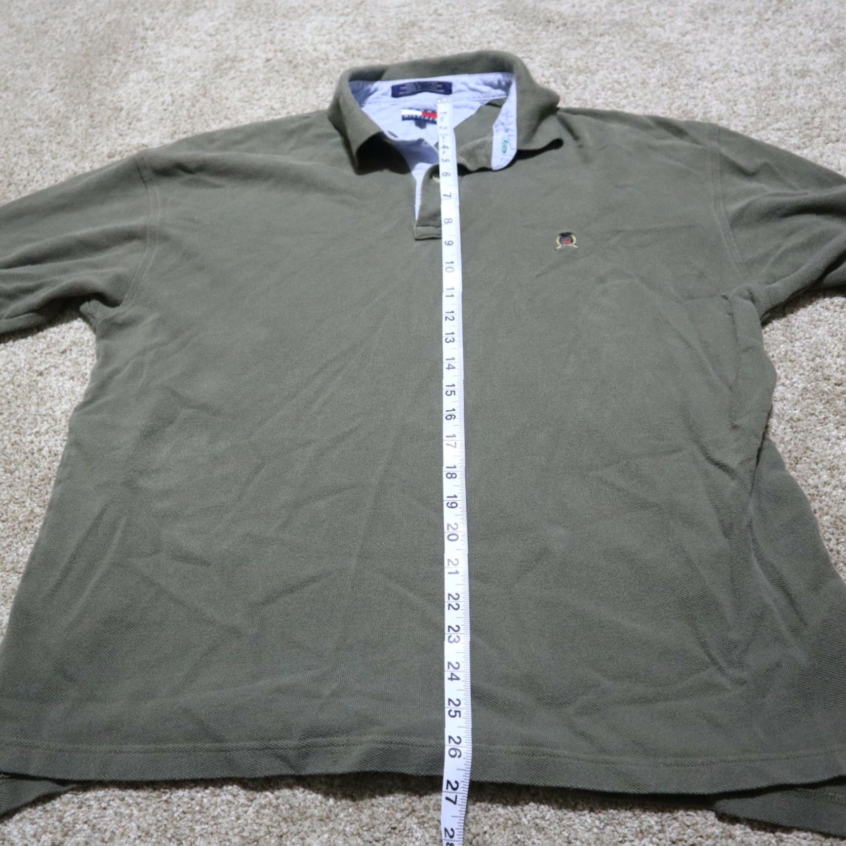 Tommy Hilfiger Tommy Hilfiger Golf Polo Shirt Brown Beige Cotton 100% Size Large L Mens Shirt Polo Beige Golf 90s Merch Size US L / EU 52-54 / 3 - 7 Thumbnail