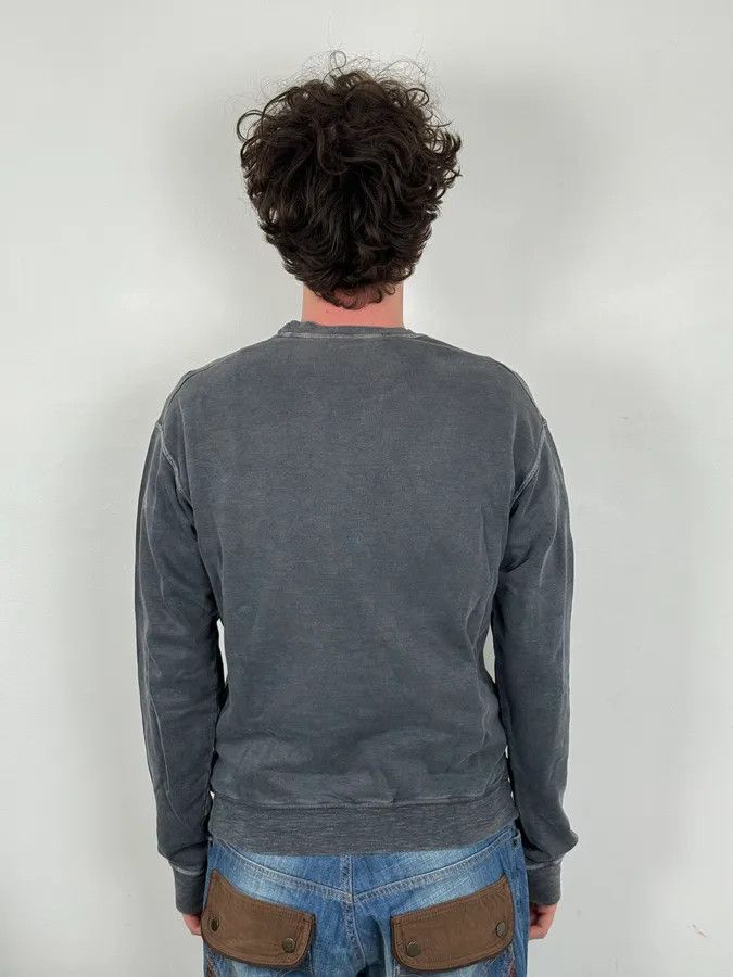 Dsquared2 AW2008 Dsquared2 Punk Grey Rock Crewneck Sweater Size US M / EU 48-50 / 2 - 2 Thumbnail