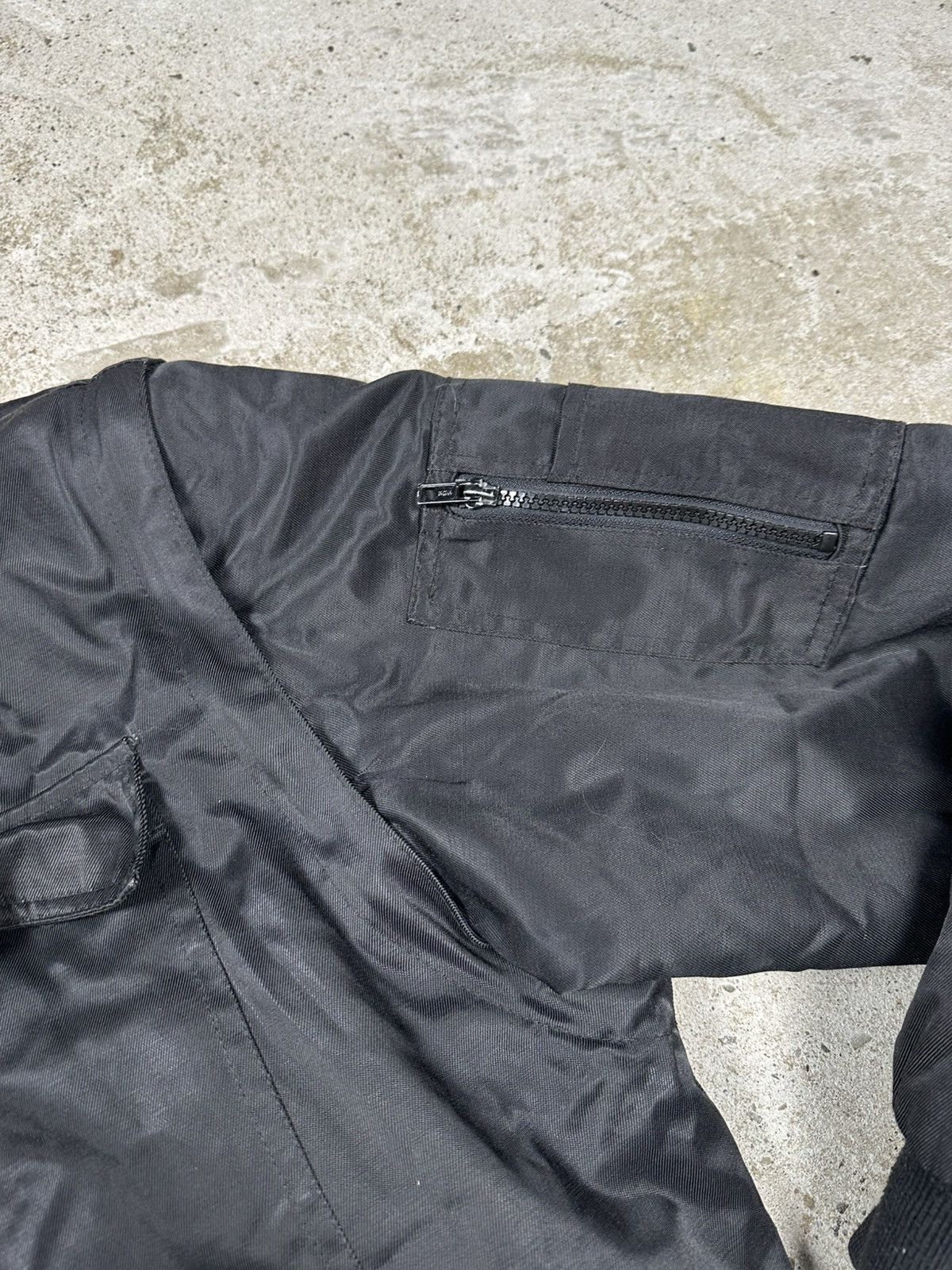 If Six Was Nine × Japanese Brand × Levi's Vintage Y2K Black Utility Faux Fur Insulated Bomber Jacket Size US M / EU 48-50 / 2 - 9 Thumbnail