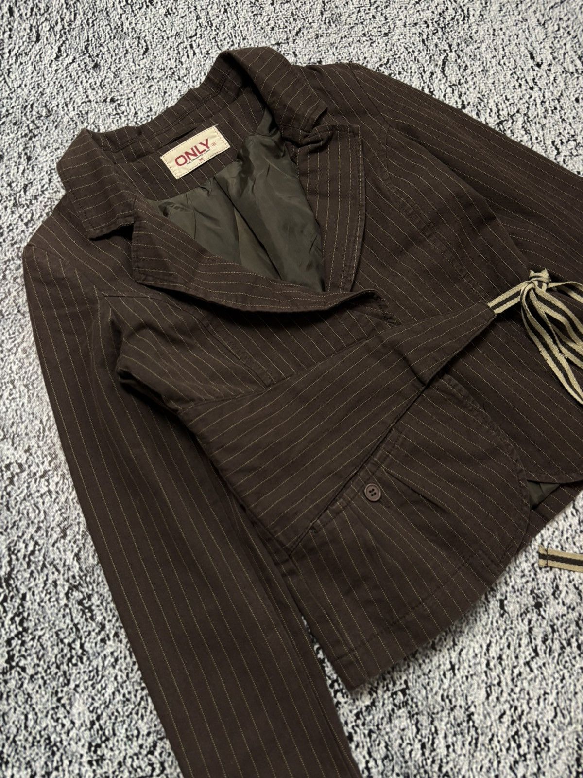Japanese Brand × Vintage Vintage asymmetrical laced jacket 90s style japanese style Size S / US 4 / IT 40 - 3 Thumbnail