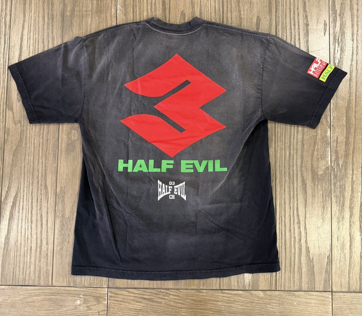 Half Evil ⚡️ Half Evil 333 Black 03 Race Team Tee Shirt Large ⚡️ Size US L / EU 52-54 / 3 - 6 Thumbnail