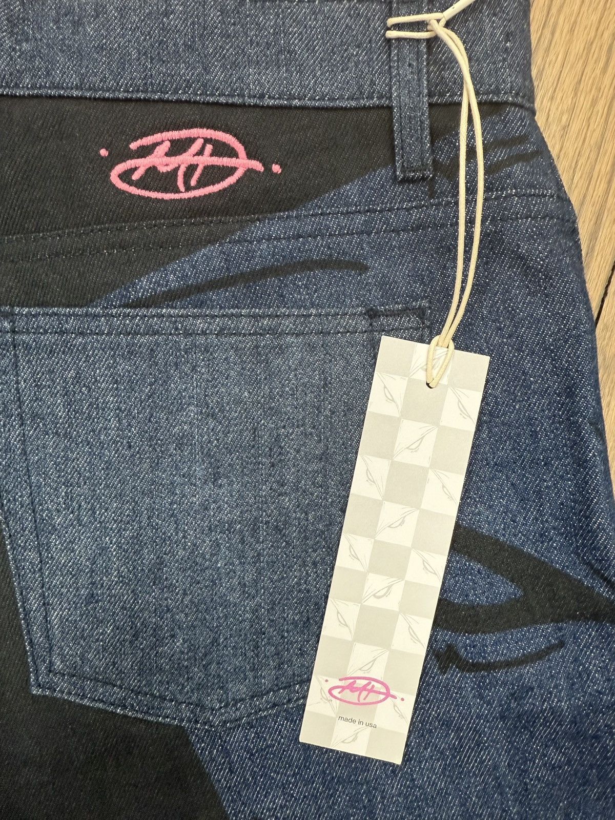 Matty Boy MATTY Boy 99 Eyes Blue/Black Denim Size 36! BRAND NEW RARE! Size US 36 / EU 52 - 5 Thumbnail