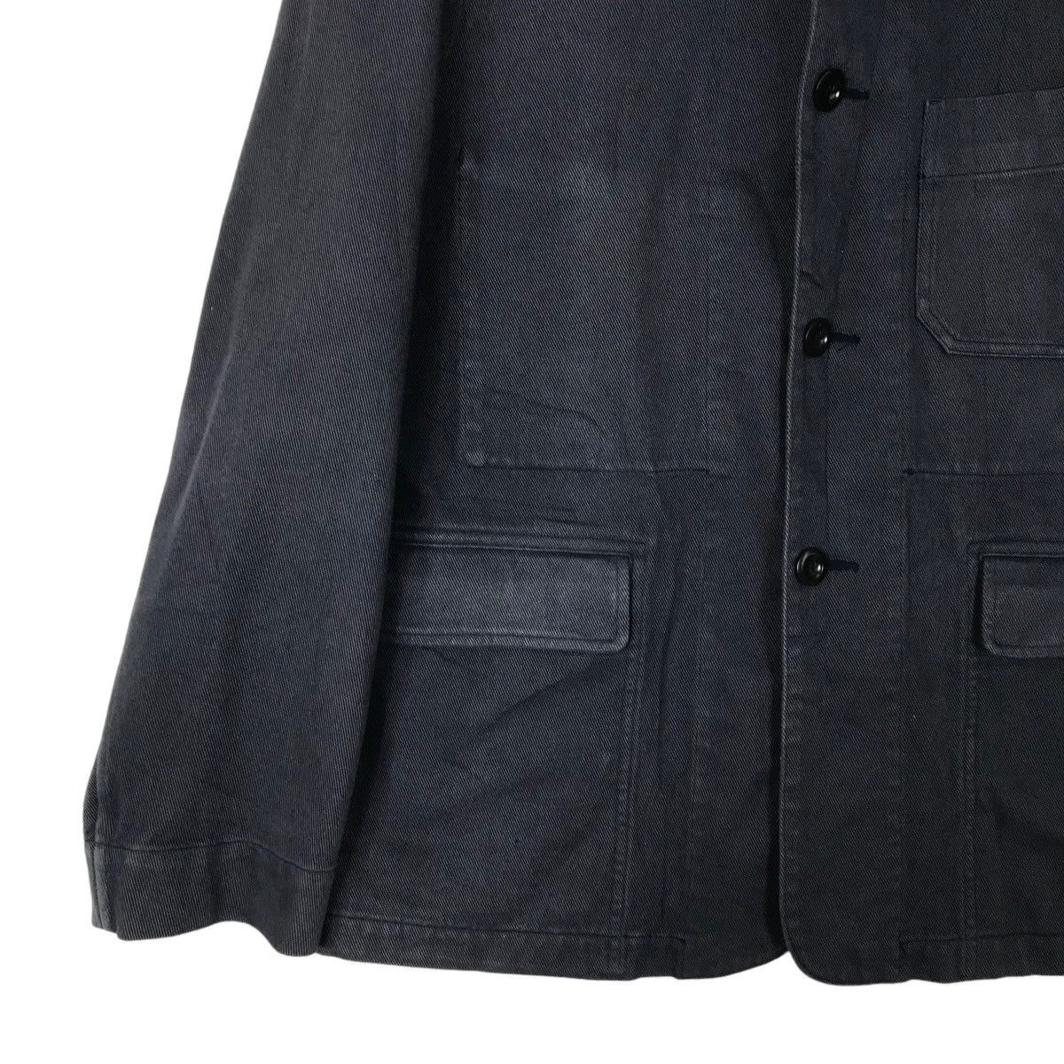 Margaret Howell 💥 MHL MARGARETT HOWELL SHAWL COLAR NAVY JACKET Size US M / EU 48-50 / 2 - 2 Thumbnail
