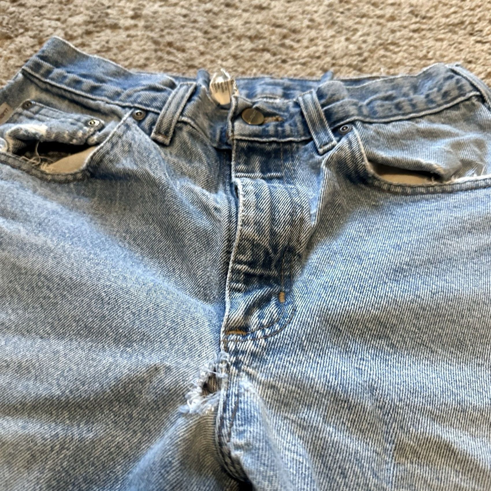 Carhartt Carhartt Jeans 32x32 Traditional Fit Grunge Skater Denim Blue Size US 32 / EU 48 - 2 Thumbnail