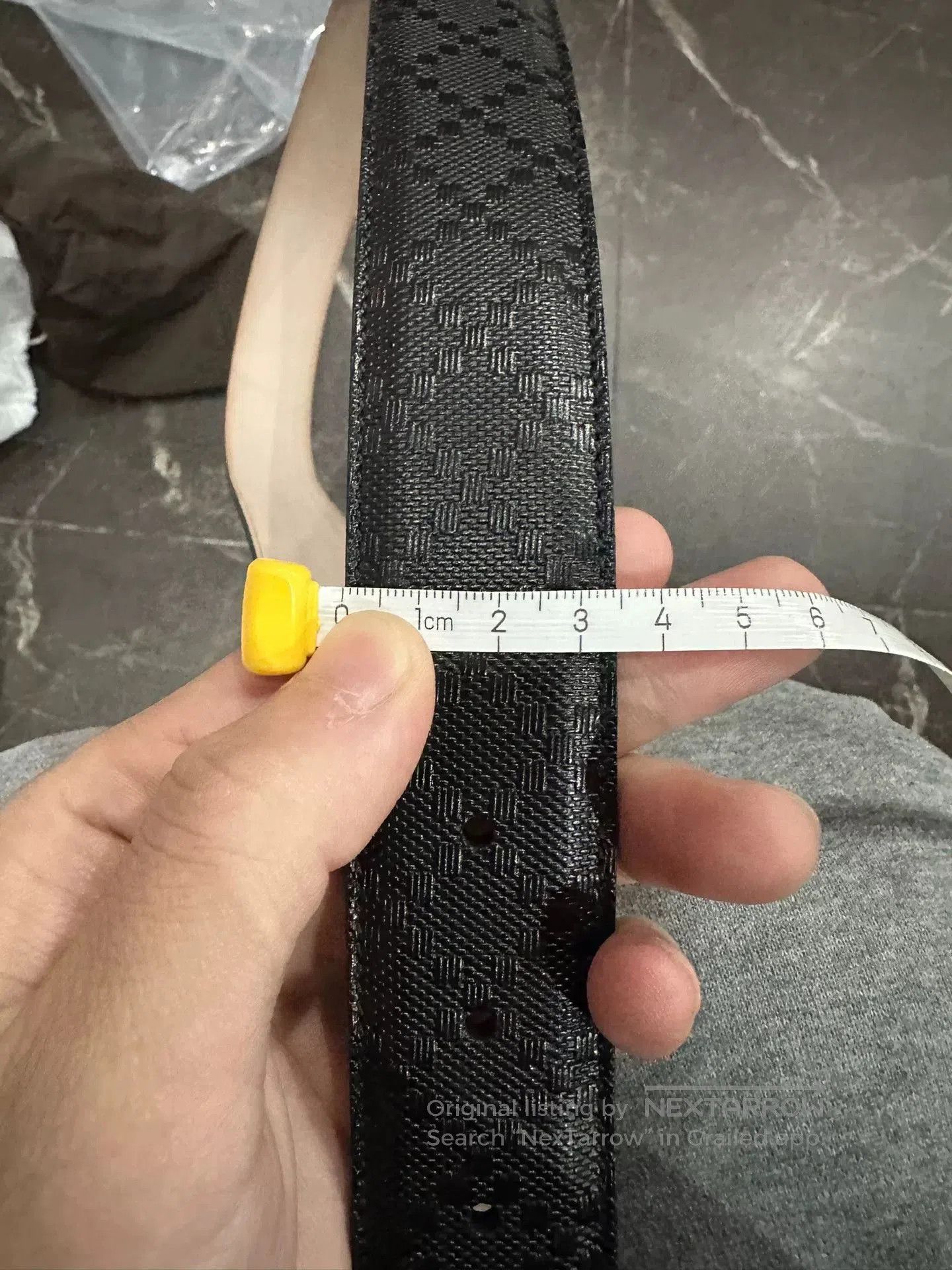 Gucci Gucci Leather Belt Men's. Size ONE SIZE - 8 Thumbnail