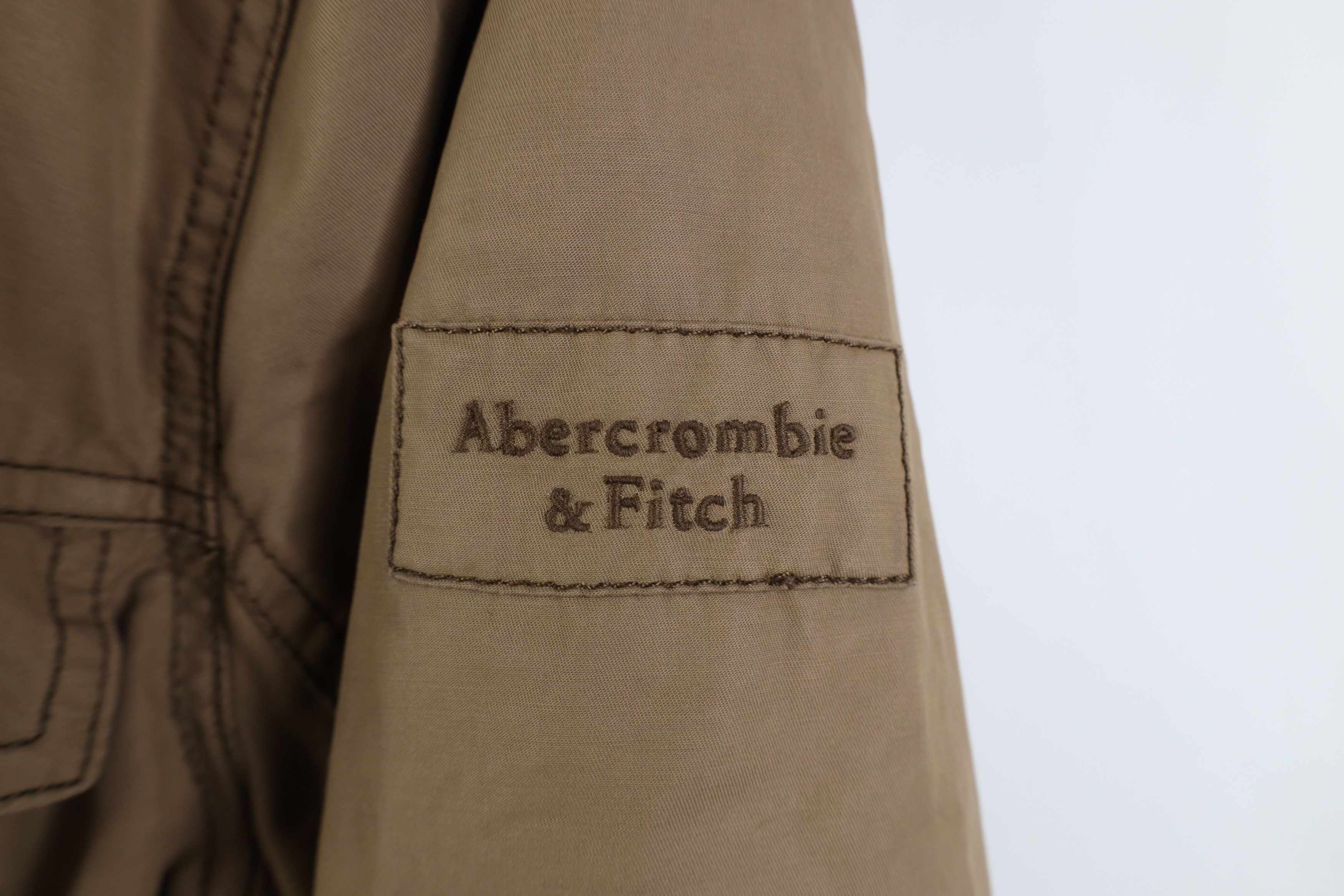 Abercrombie & Fitch Vintage 90s Y2K Abercrombie & Fitch Lined Parka Jacket Size L / US 10 / IT 46 - 4 Thumbnail