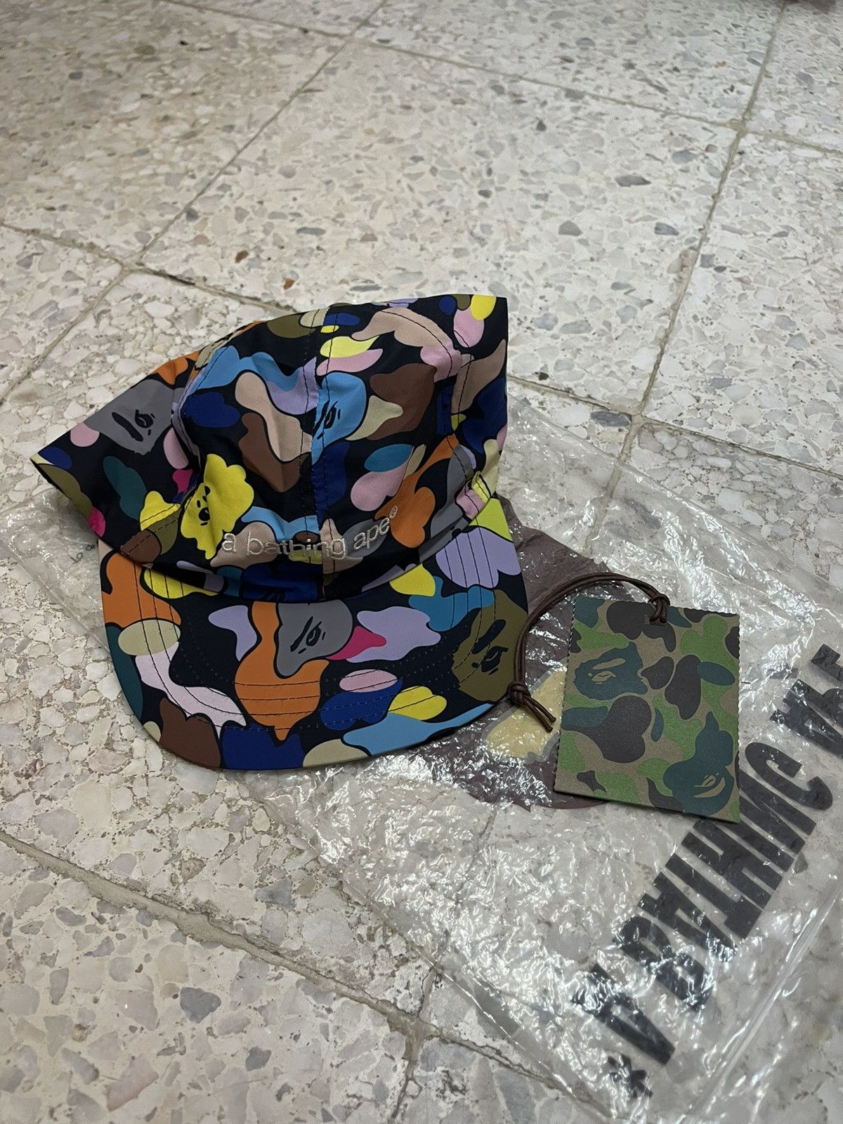 Bape A Bathing Ape Multicamo Cap Bape Size ONE SIZE - 3 Thumbnail
